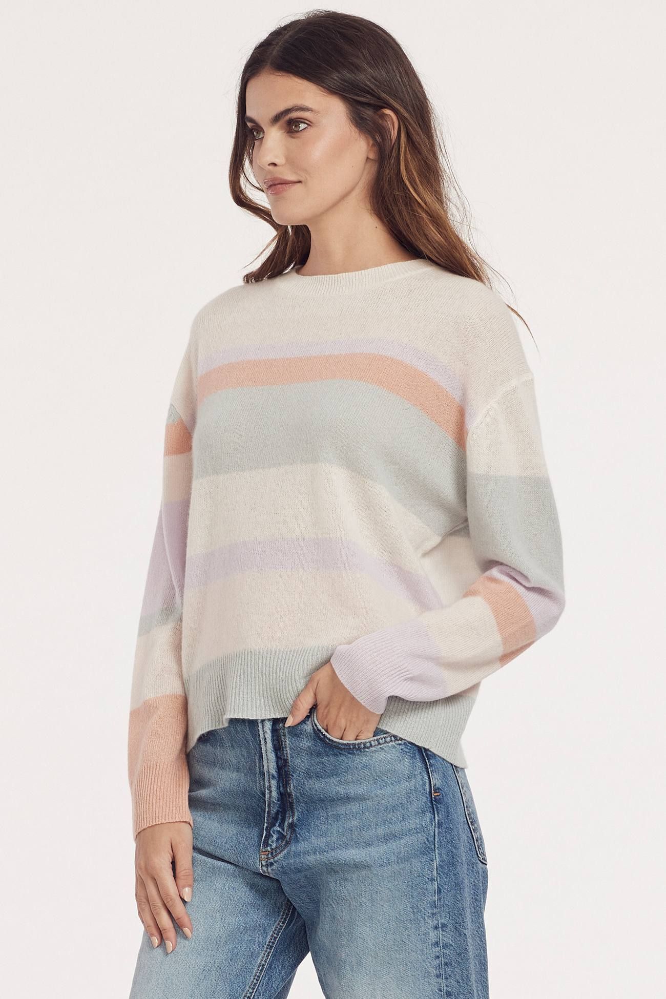 LUCILLE STRIPED CREW sold by 360 Cashmere product image thumbnail 2