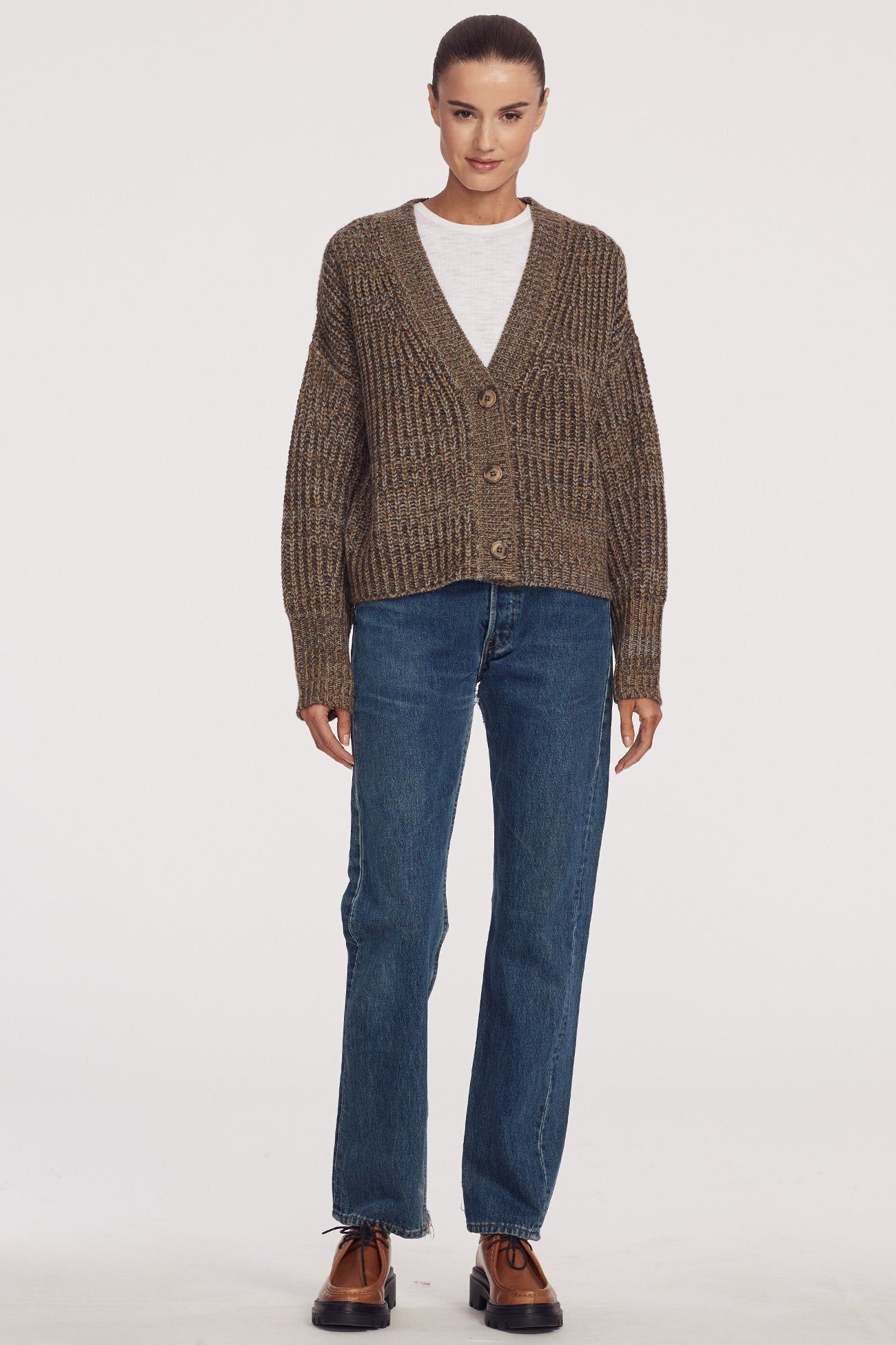 LOGAN CHUNKY CARDIGAN sold by 360 Cashmere product image thumbnail 4