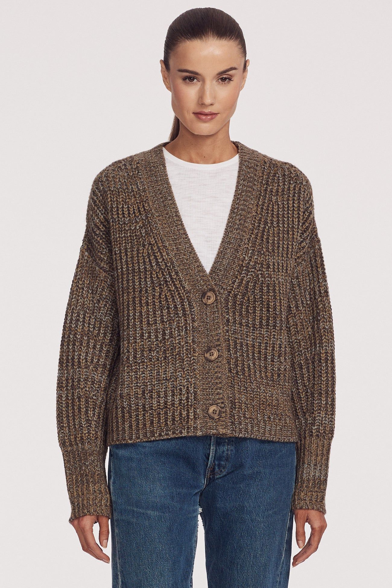 LOGAN CHUNKY CARDIGAN sold by 360 Cashmere
