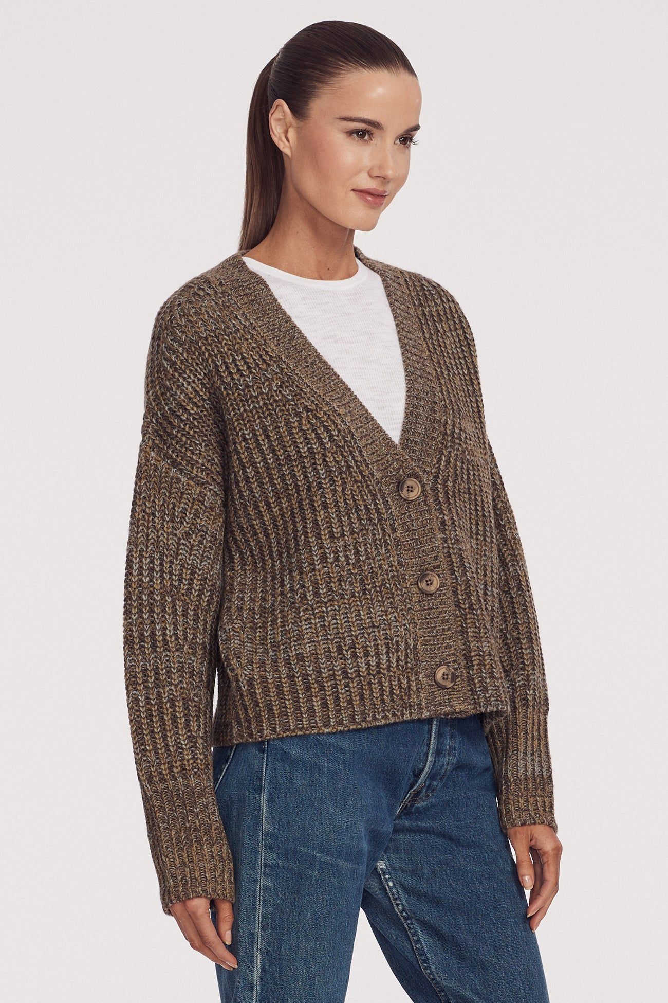LOGAN CHUNKY CARDIGAN sold by 360 Cashmere product image thumbnail 2