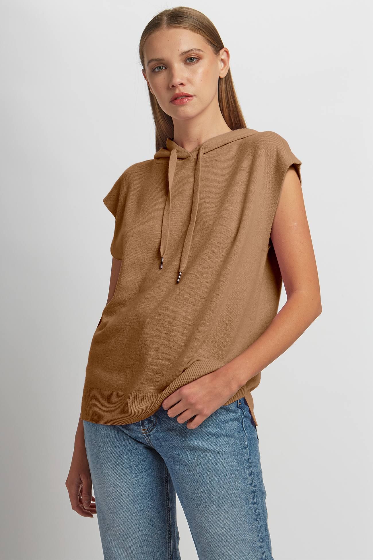 ELLEN SLEEVLESS HOODIE sold by 360 Cashmere product image thumbnail 9