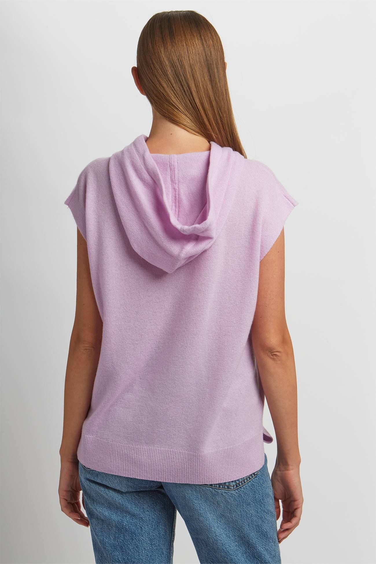 ELLEN SLEEVLESS HOODIE sold by 360 Cashmere product image thumbnail 3