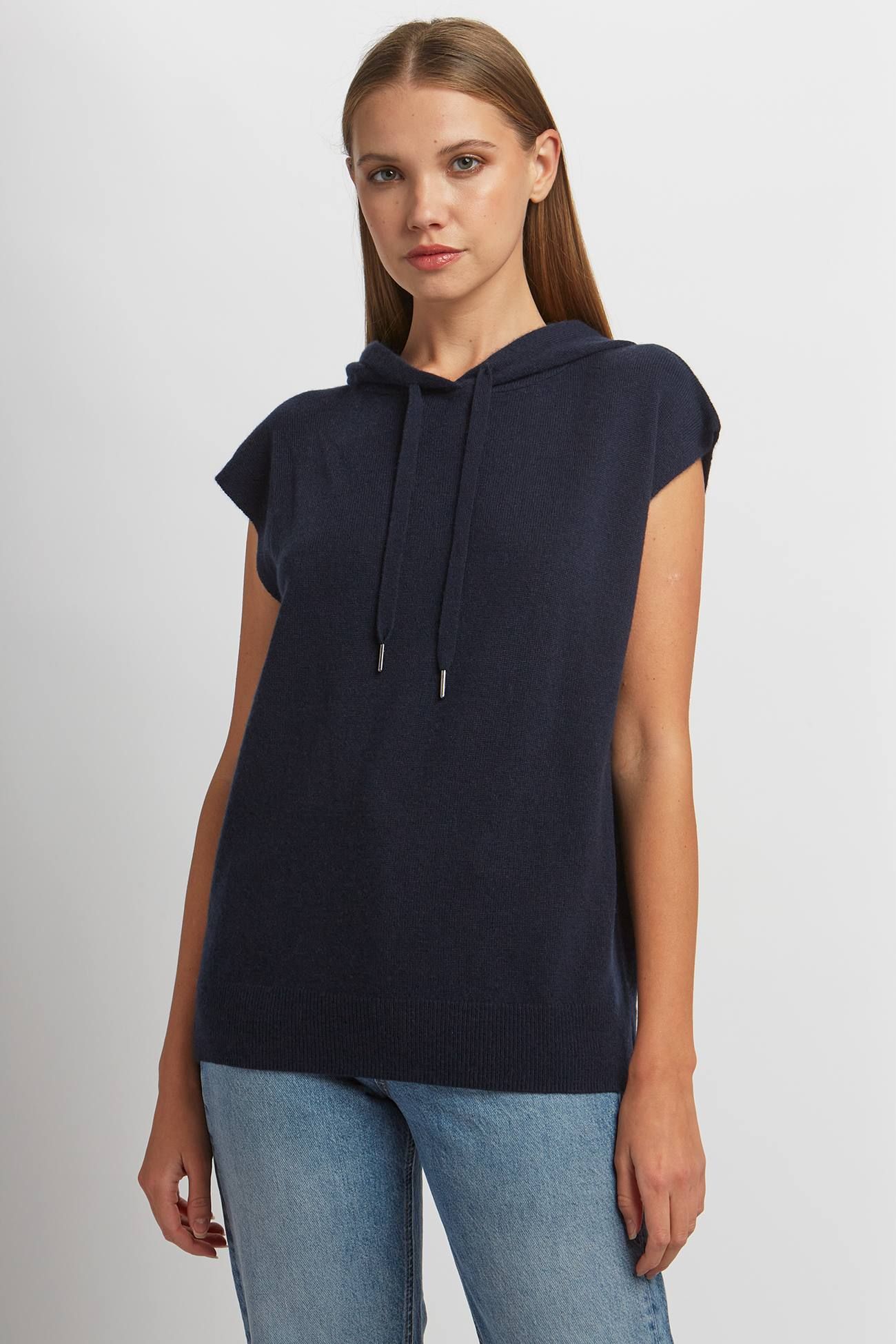 ELLEN SLEEVLESS HOODIE sold by 360 Cashmere product image thumbnail 5