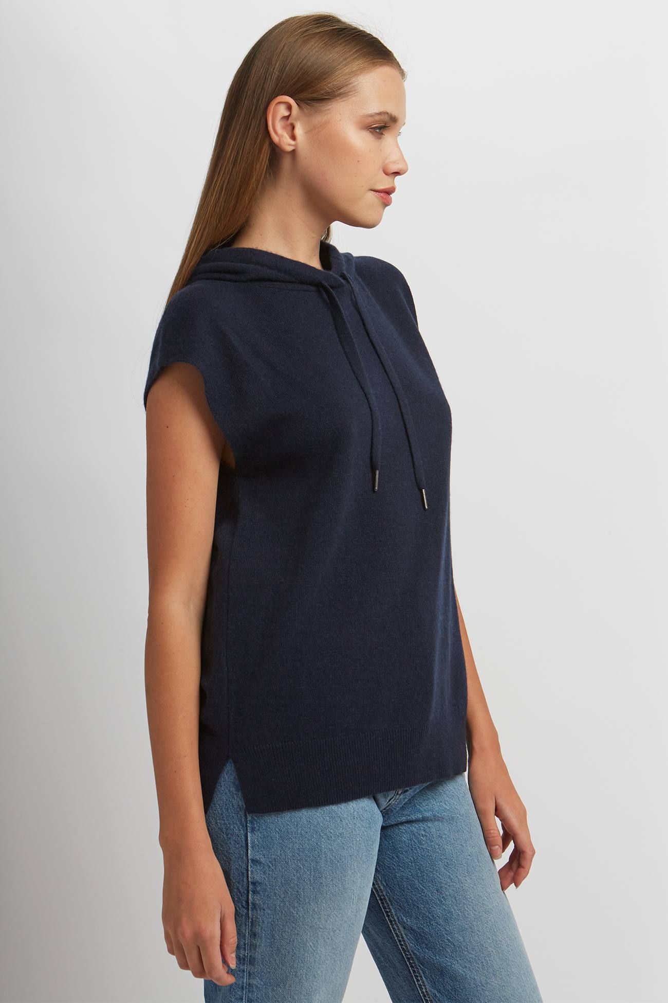 ELLEN SLEEVLESS HOODIE sold by 360 Cashmere product image thumbnail 6