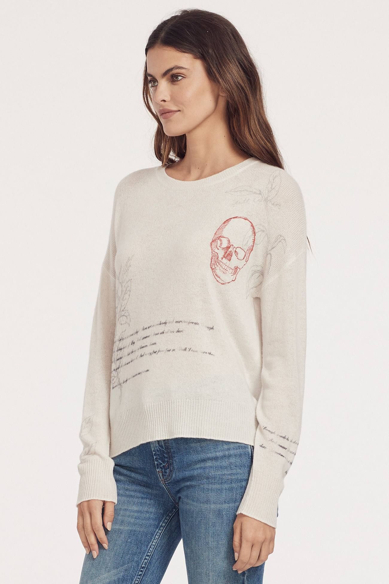 BLAYNE GRAPHIC CREW sold by 360 Cashmere product image thumbnail 2