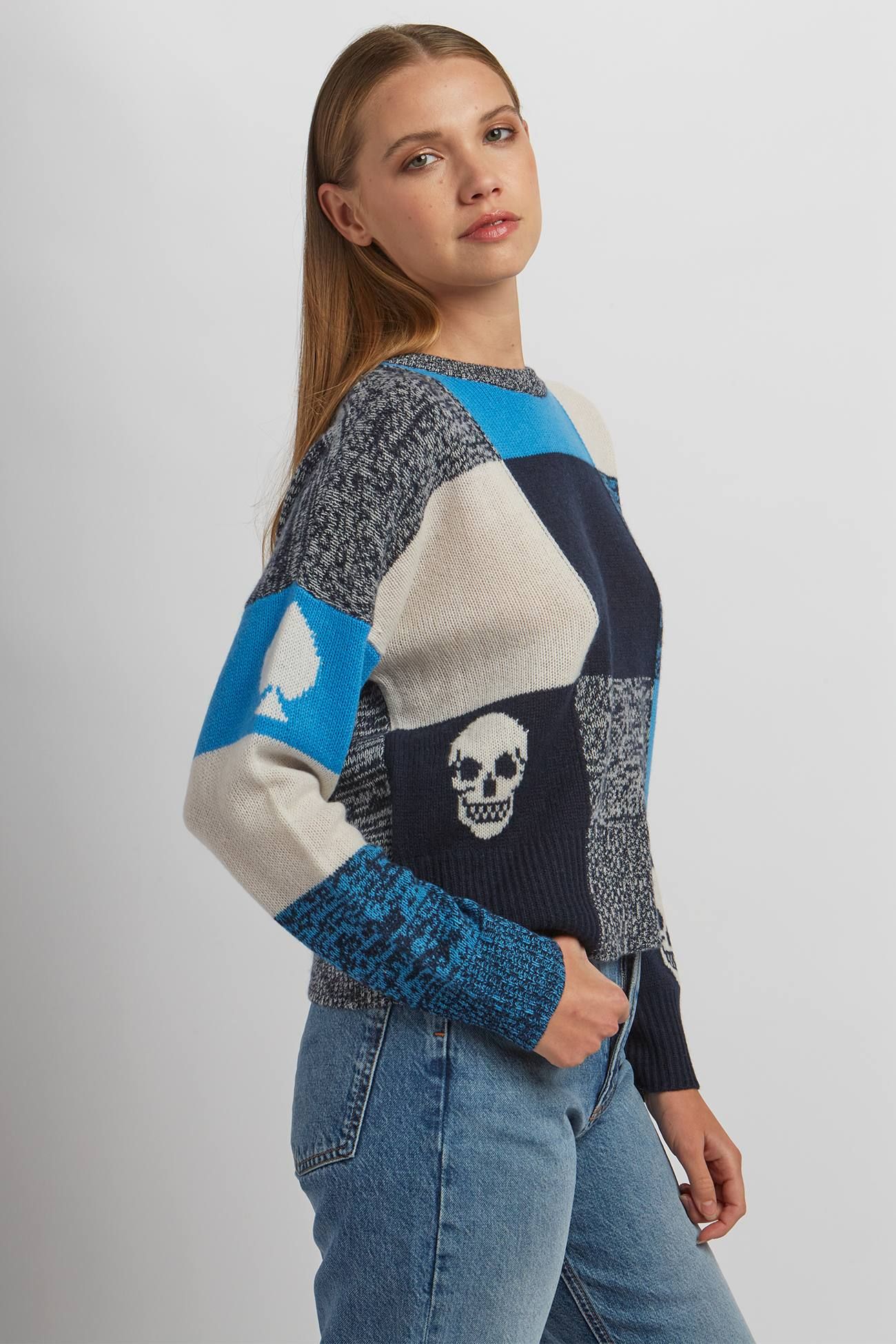 FREYDIS GRAPHIC CREW sold by 360 Cashmere product image thumbnail 2