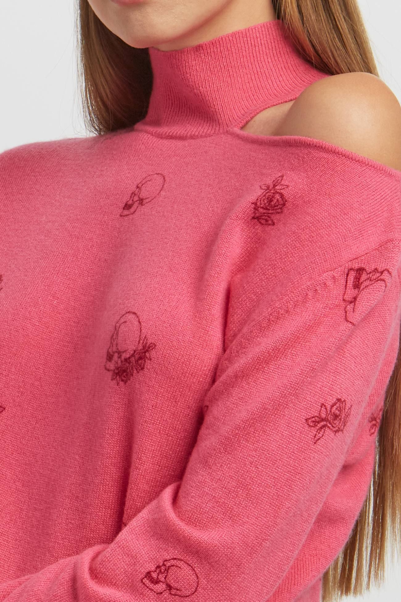 LYLA SKULL TURTLENECK sold by 360 Cashmere product image thumbnail 4