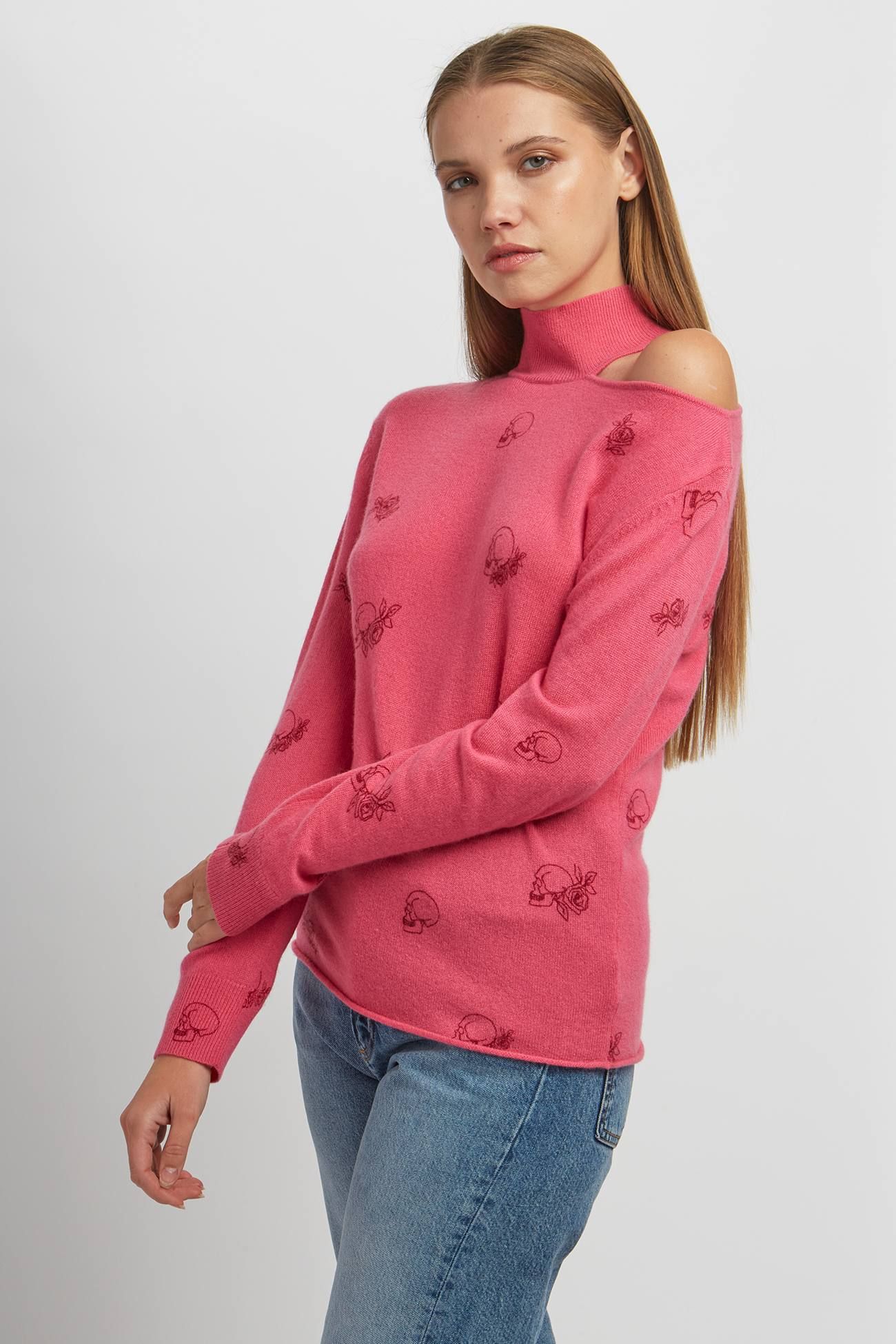 LYLA SKULL TURTLENECK sold by 360 Cashmere product image thumbnail 2