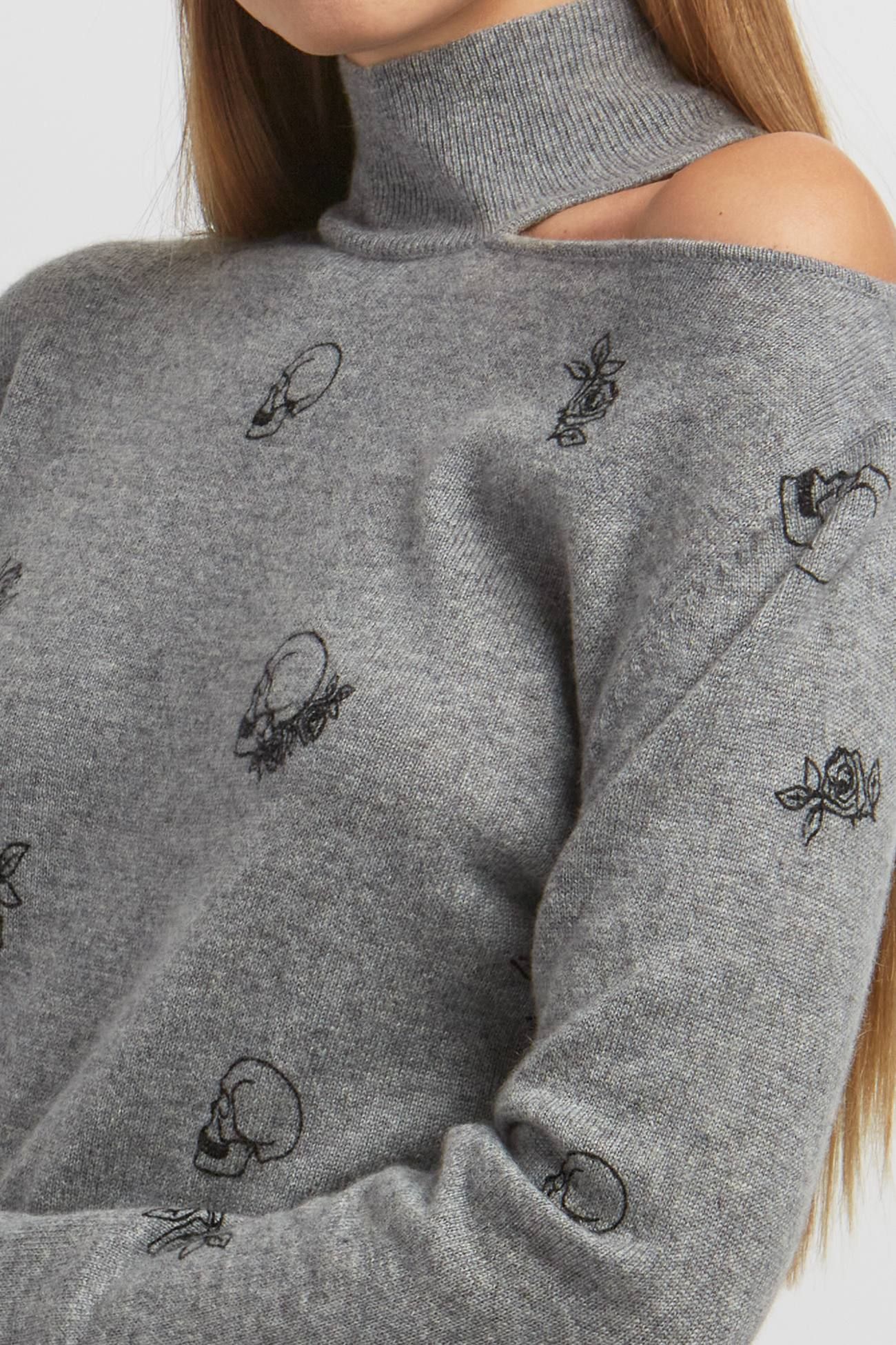 LYLA SKULL TURTLENECK sold by 360 Cashmere product image thumbnail 8