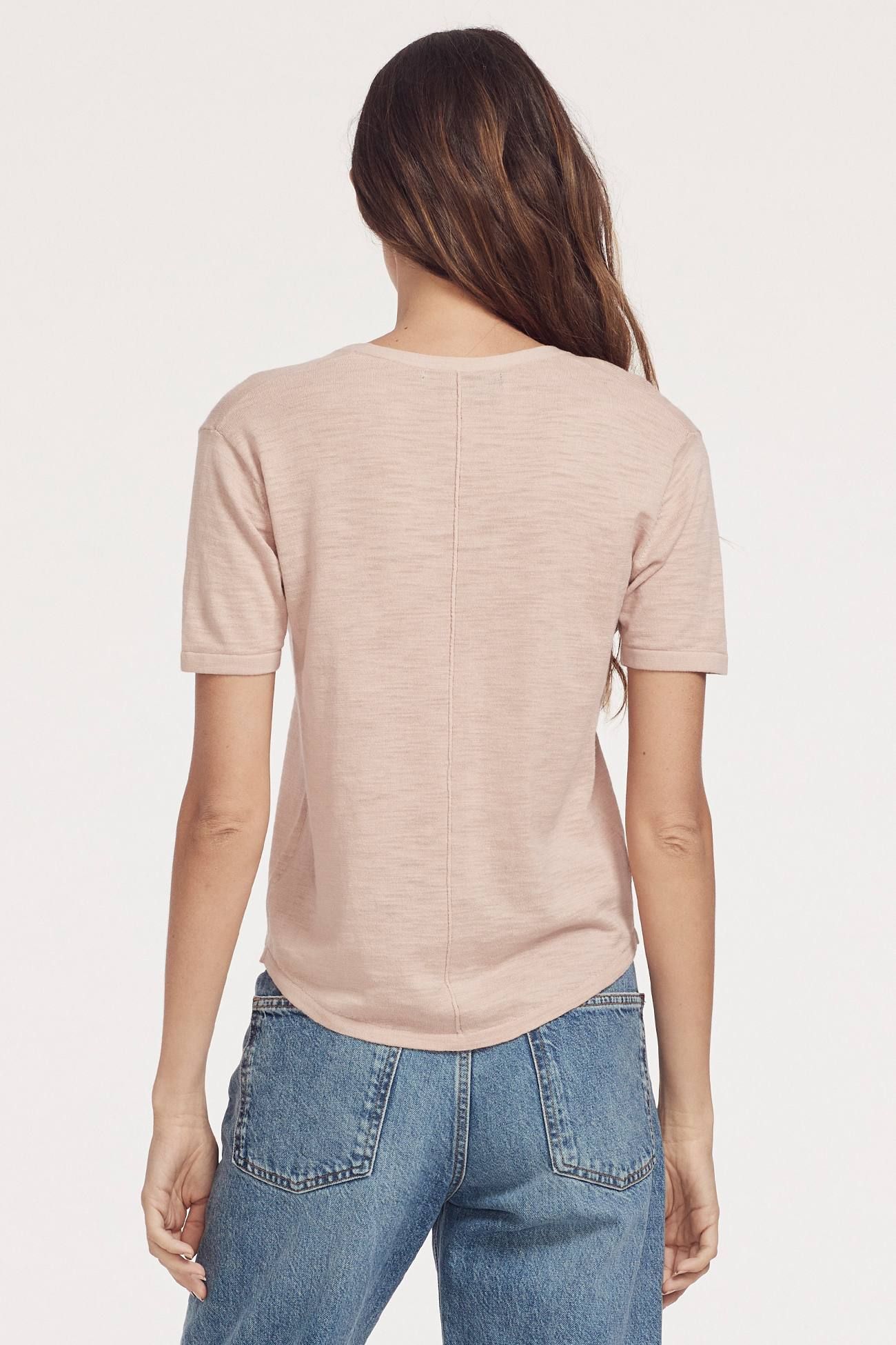 TINA V-NECK T-SHIRT sold by 360 Cashmere product image thumbnail 7