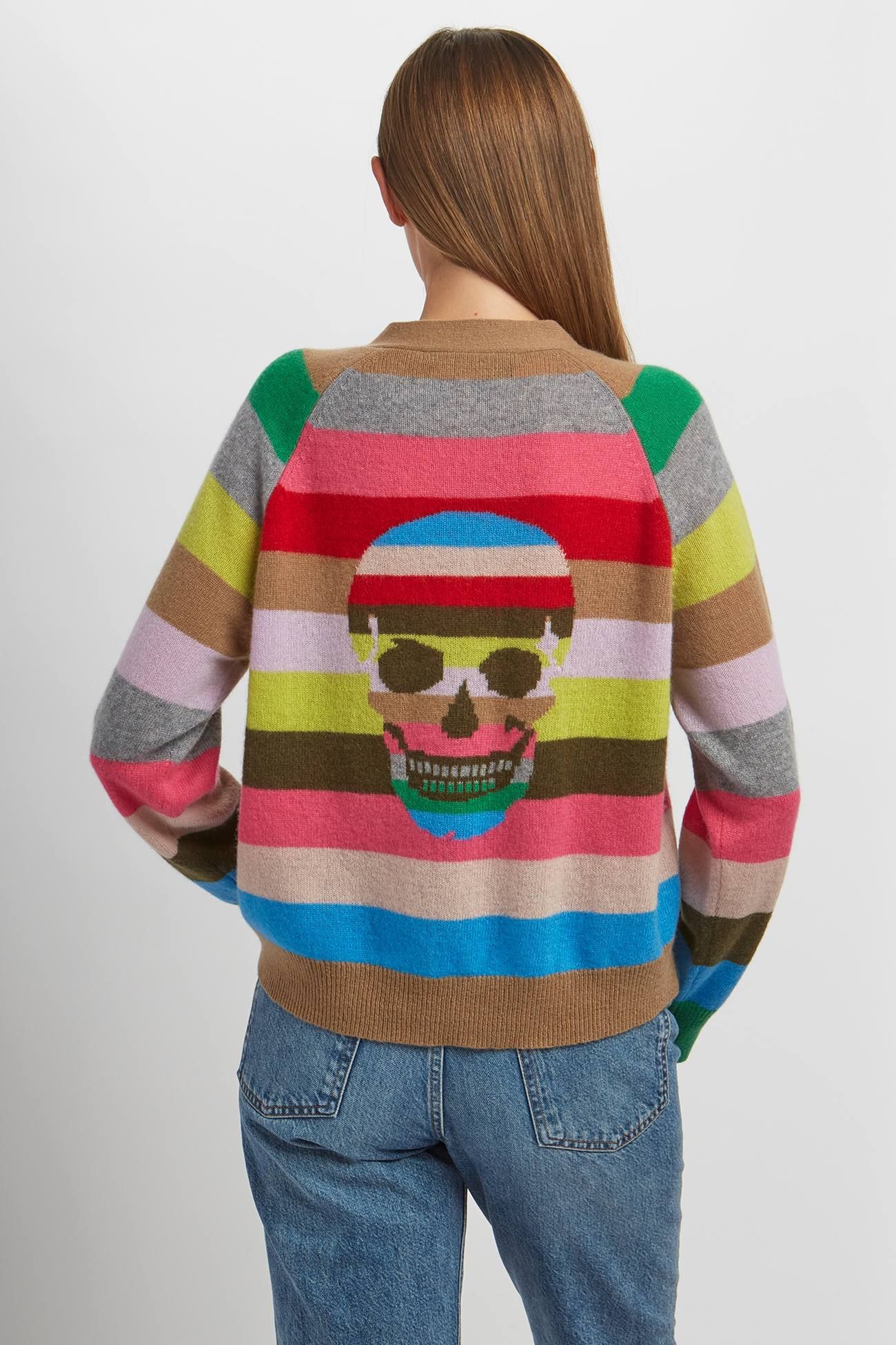 STEPHANIE STRIPED CARDIGAN sold by 360 Cashmere product image thumbnail 3