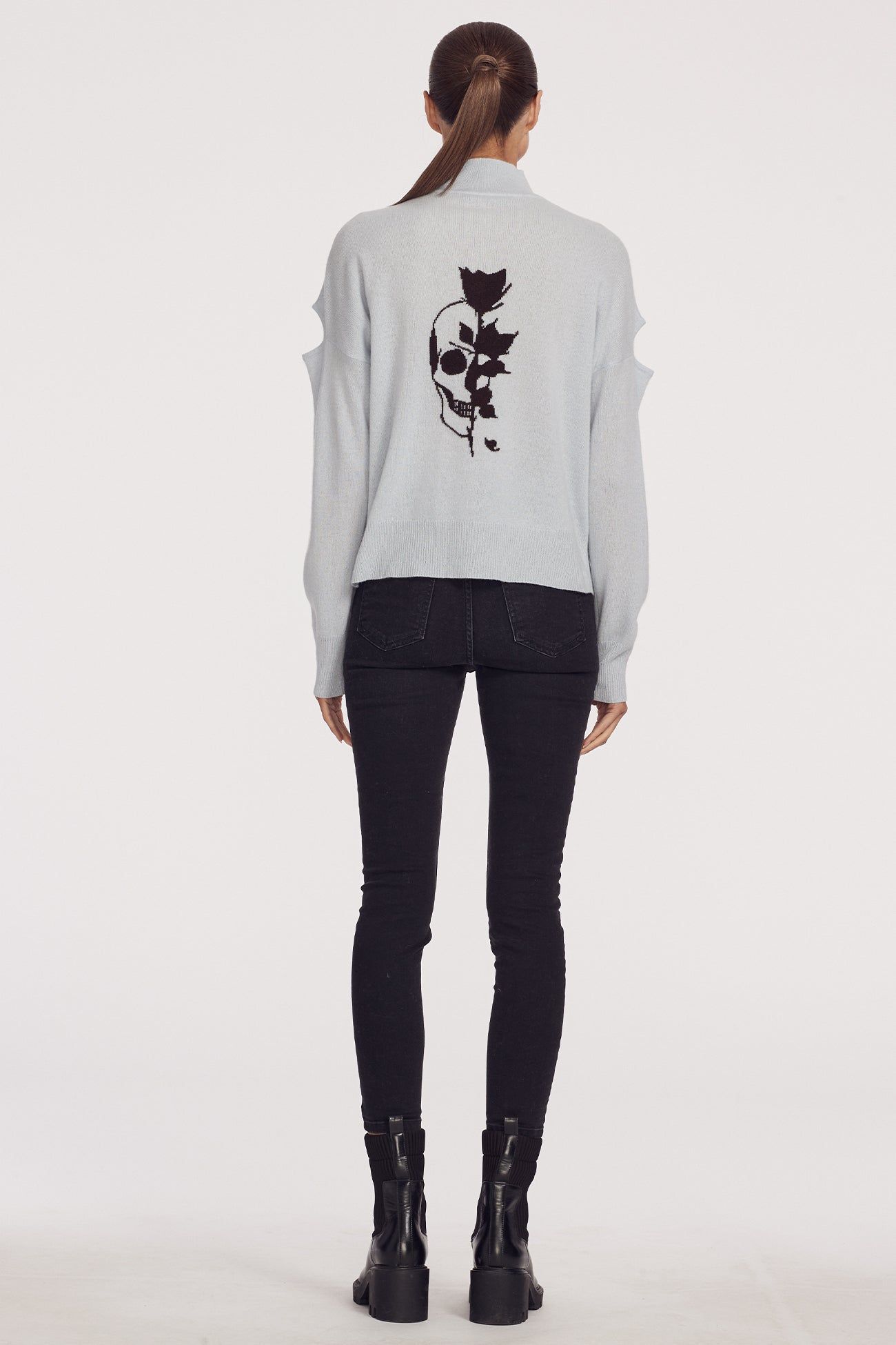 FLORRIE SKULL TURTLENECK sold by 360 Cashmere product image thumbnail 3