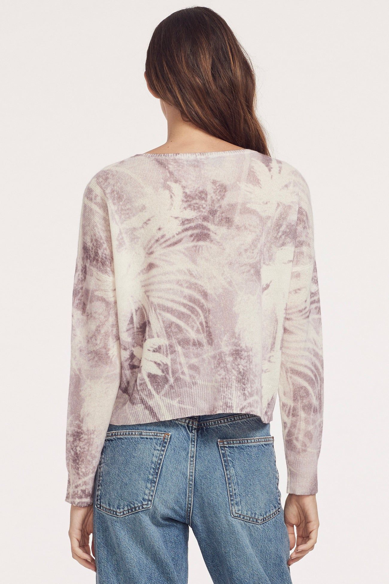 PAULINE PRINTED CREW sold by 360 Cashmere product image thumbnail 3