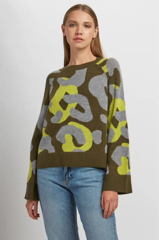 ODILLA GRAPHIC CREW sold by 360 Cashmere