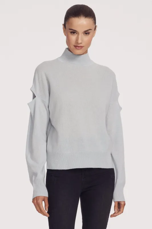 FLORRIE SKULL TURTLENECK made by 360 Cashmere