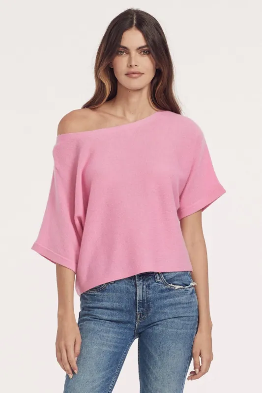 CLARA OFF-SHOULDER TOP sold by 360 Cashmere