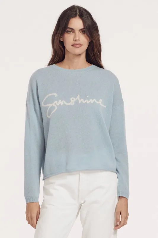 SUNSHINE GRAPHIC CREW sold by 360 Cashmere