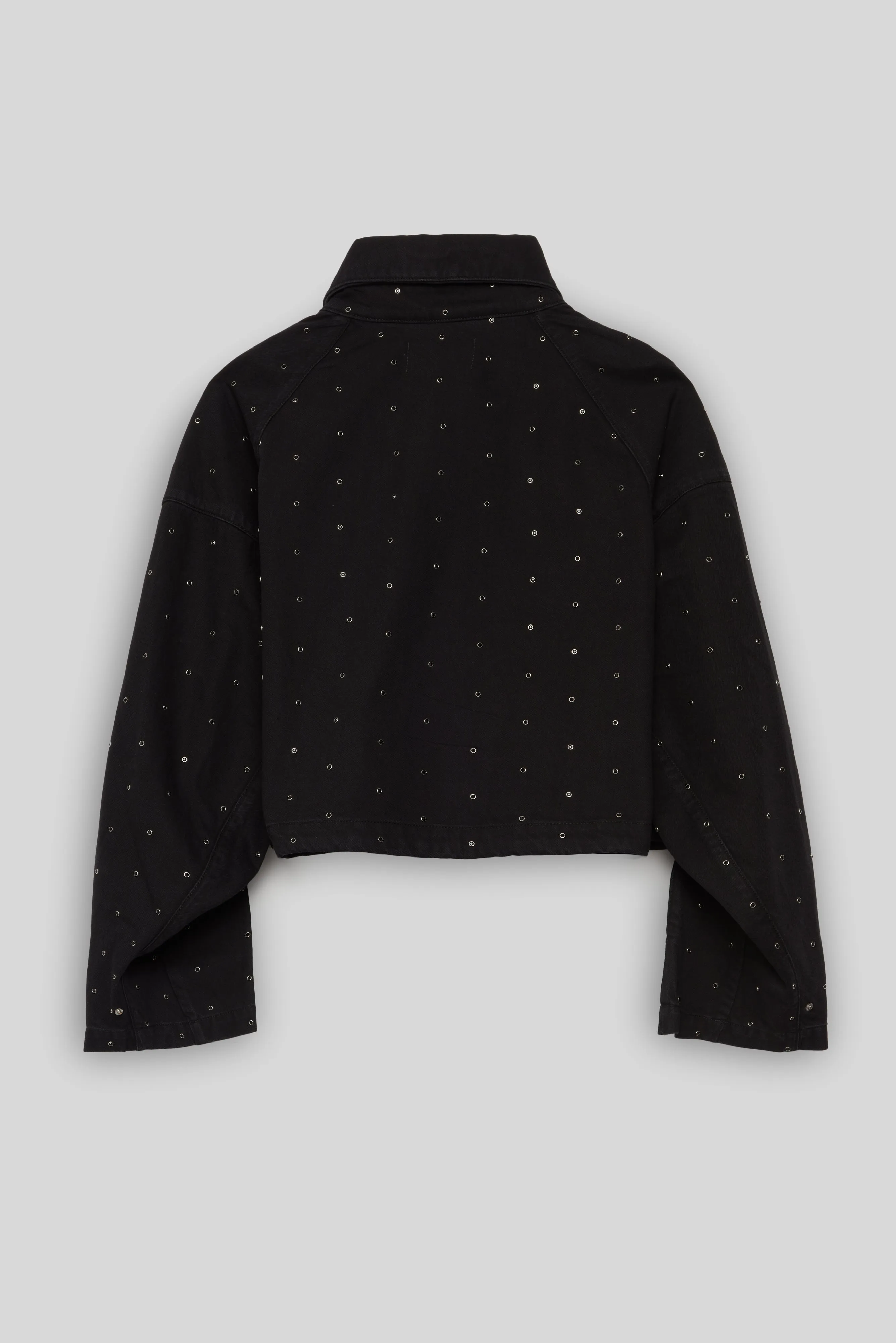 PARKA CROP | SOLID BLACK/STUDS sold by 3x1 product image thumbnail 3