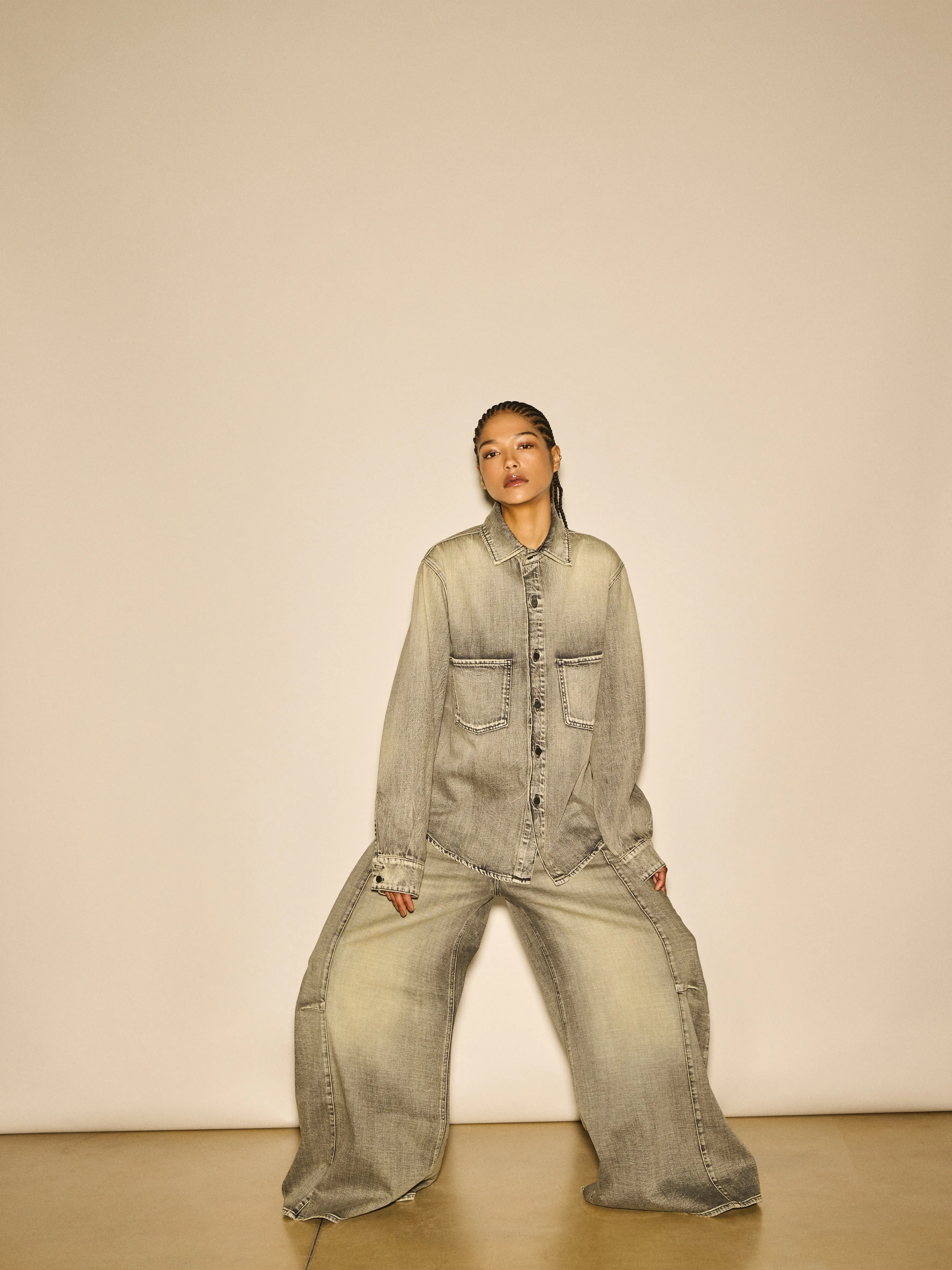 FLIP TOMBOY | TEA GREY sold by 3x1 product image thumbnail 2