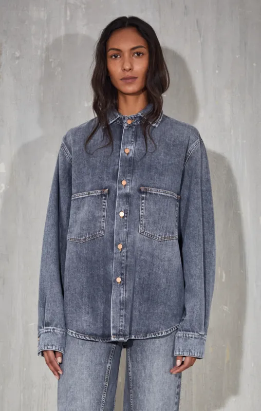 ESSENTIAL SHIRT | STONE sold by 3x1