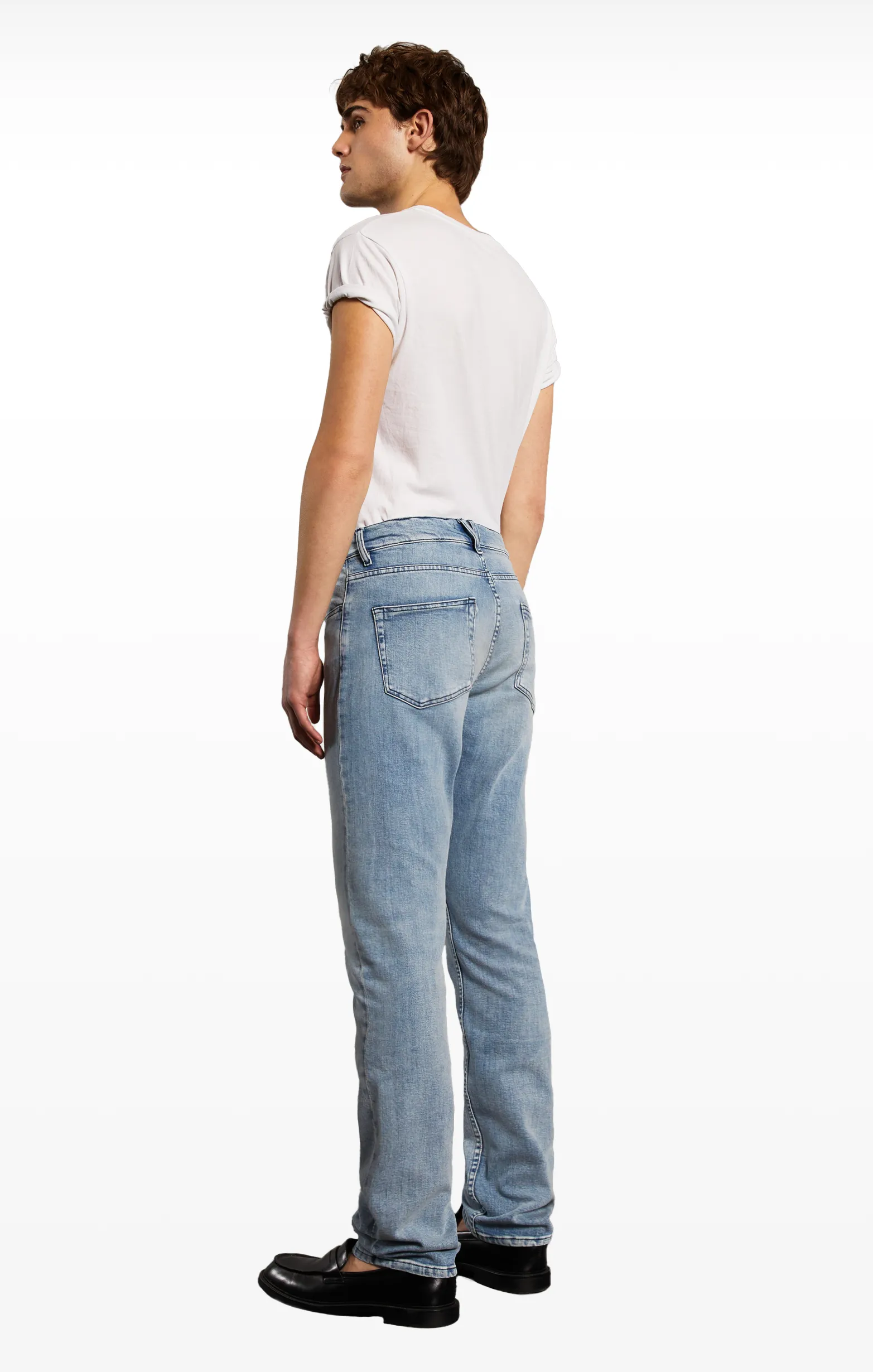 SCOTT STRAIGHT PANTS | CIEL BLUE SELVEDGE sold by 3x1 product image thumbnail 2