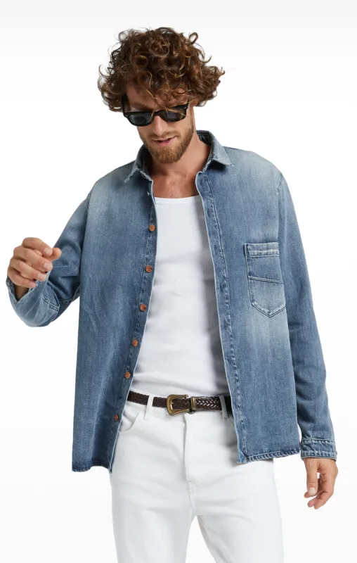 JIM SHIRT | CIEL BLUE made by 3x1