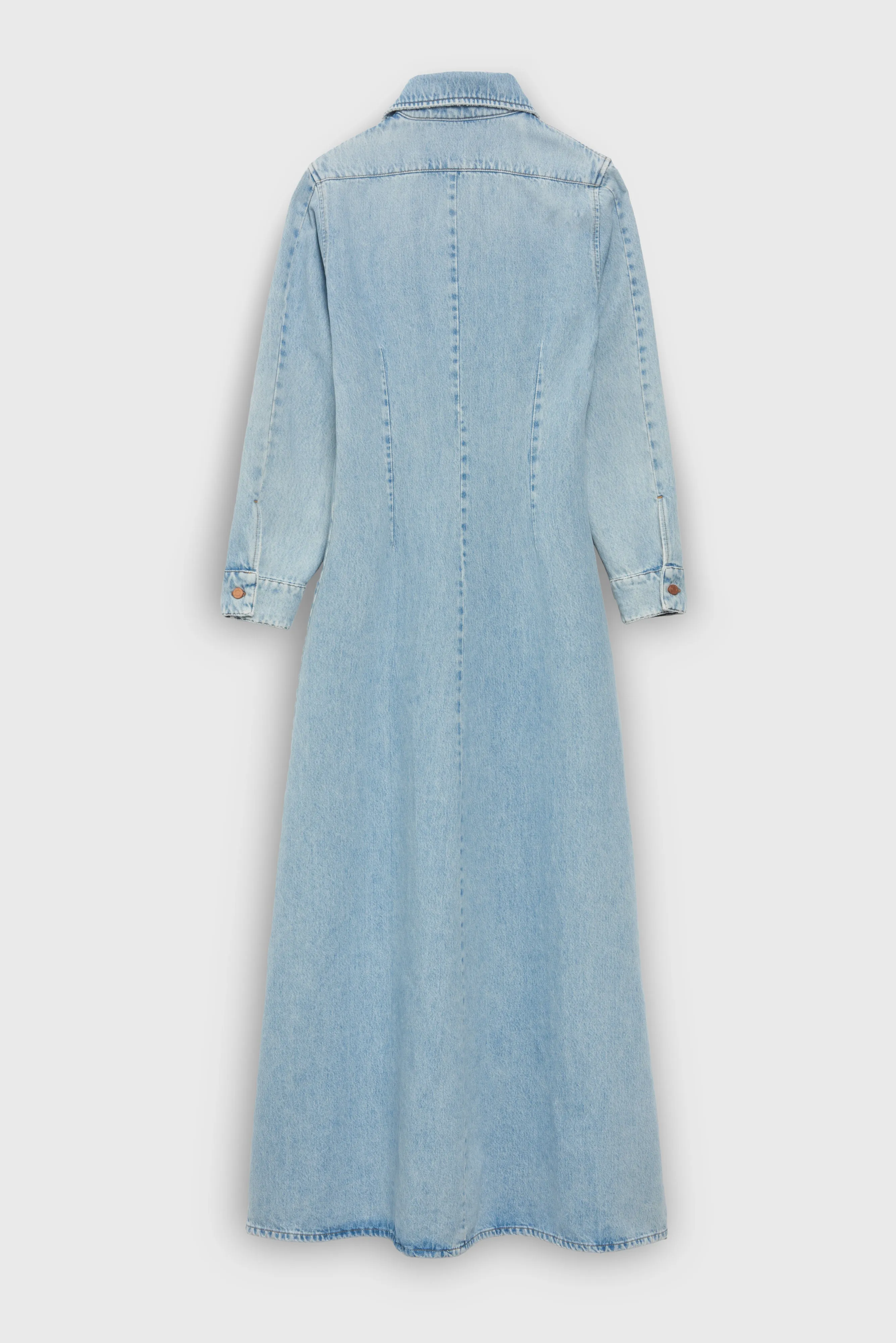 MARINA SLIM LONG DRESS | ARTIC BLUE sold by 3x1 product image thumbnail 4