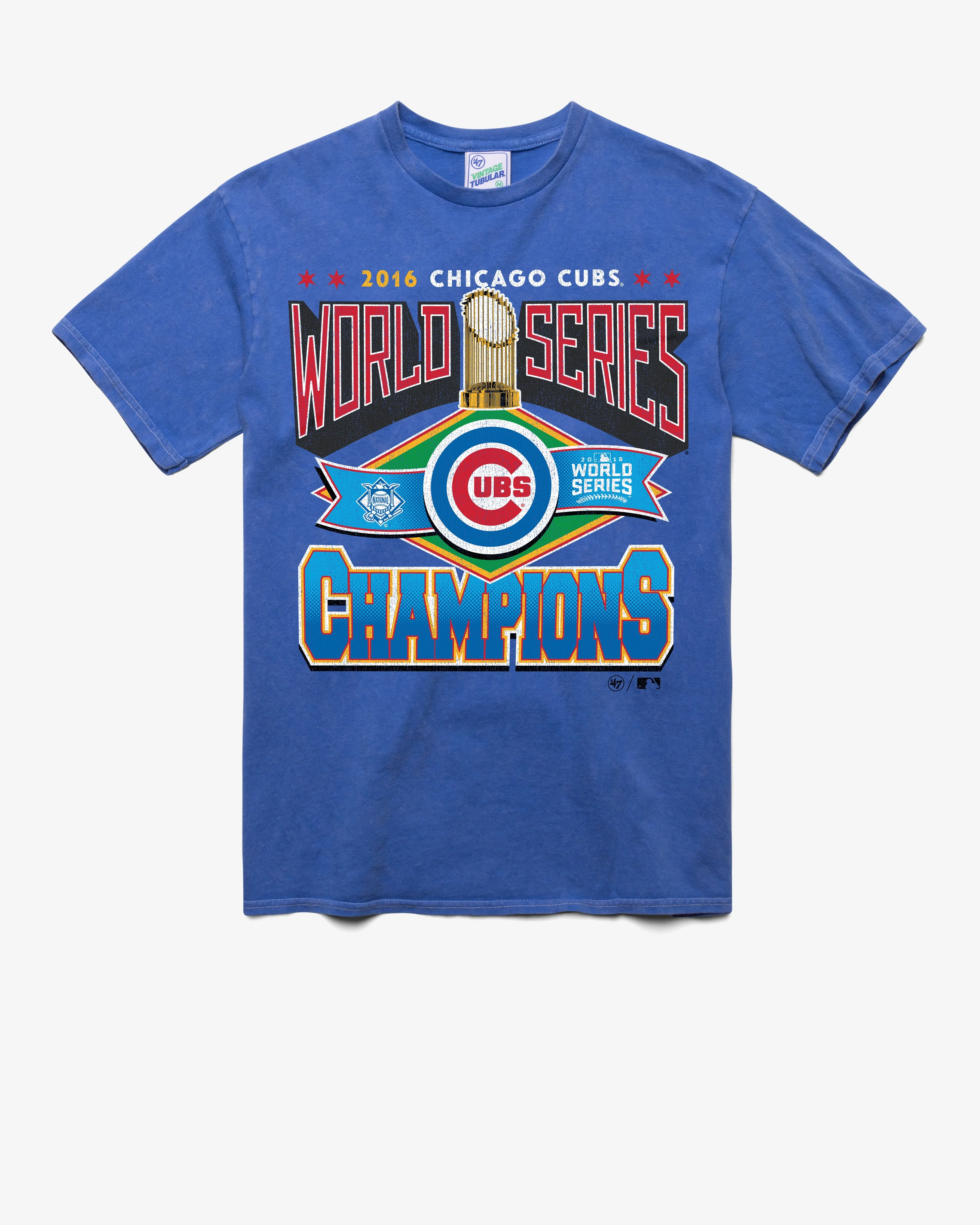 CHICAGO CUBS COOPERSTOWN WORLD SERIES LOCKER '47 VINTAGE TUBULAR TEE sold by 47