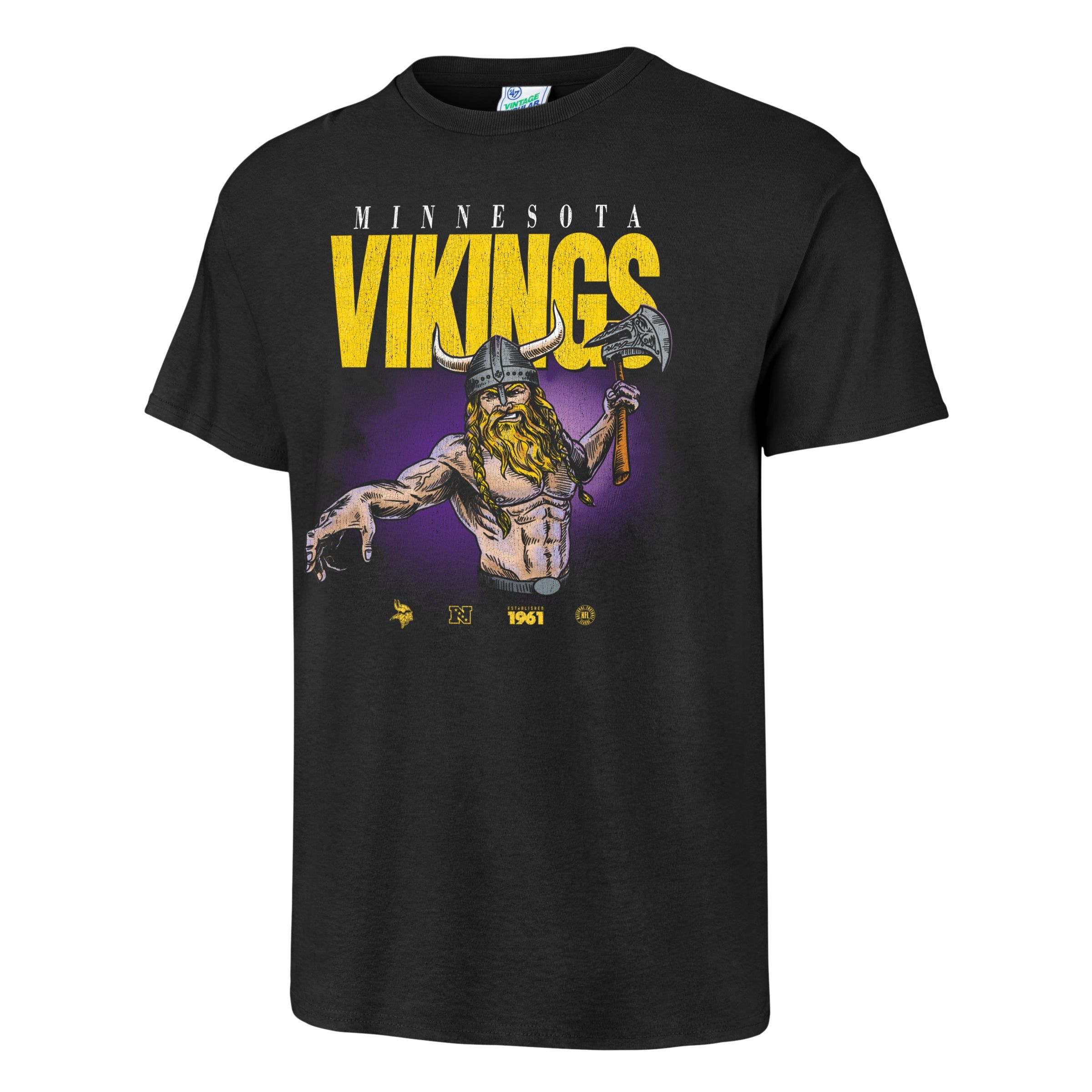 MINNESOTA VIKINGS WITNESS TRADITION VINTAGE '47 TUBULAR TEE sold by 47