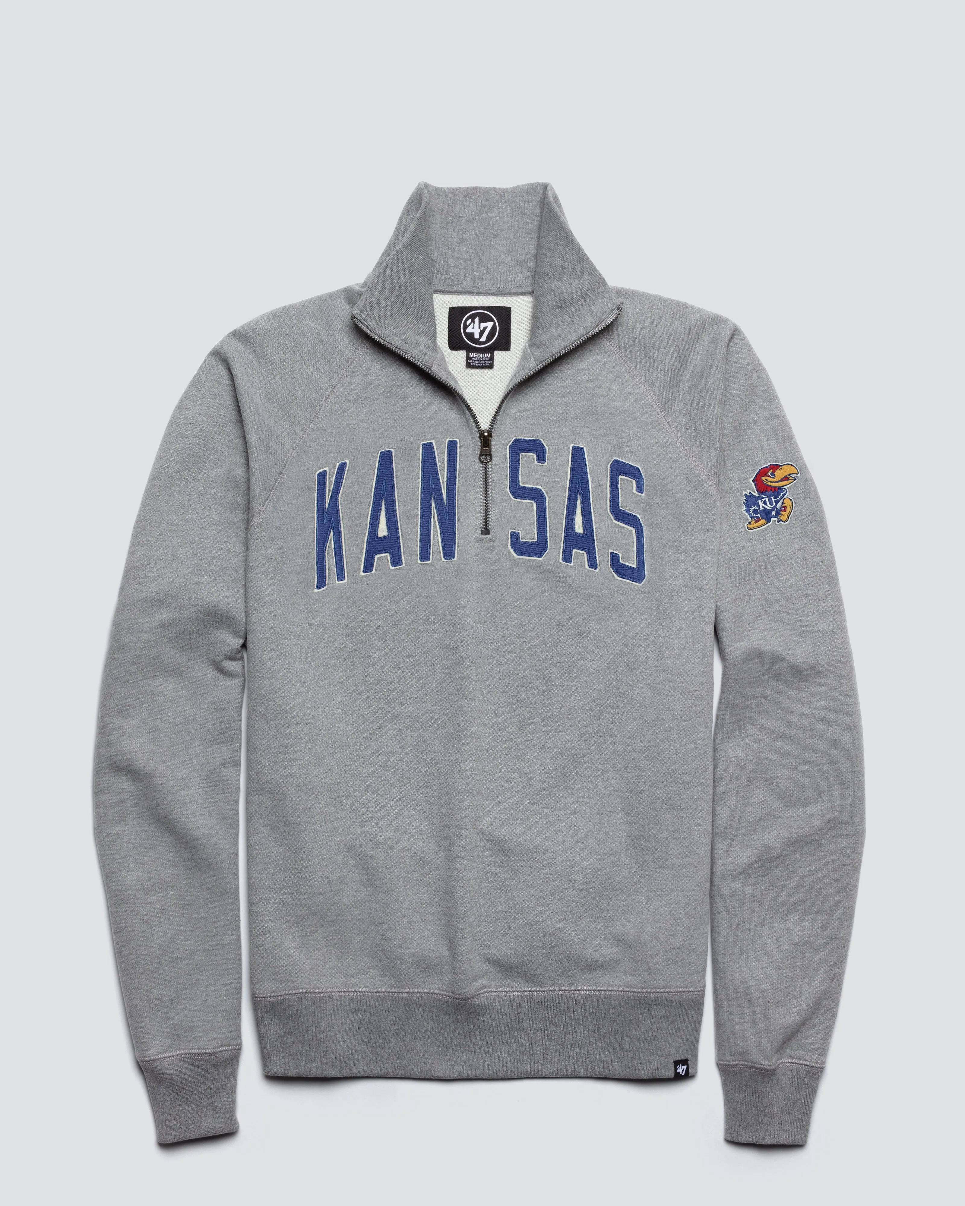 KANSAS JAYHAWKS BANKS '47 HARRIS SCRIMMAGE 1/4 ZIP sold by 47