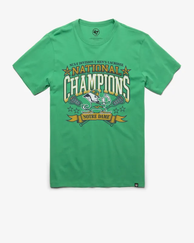 NOTRE DAME FIGHTIN IRISH NCAA NATIONAL CHAMPS '47 FRANKLIN TEE sold by 47