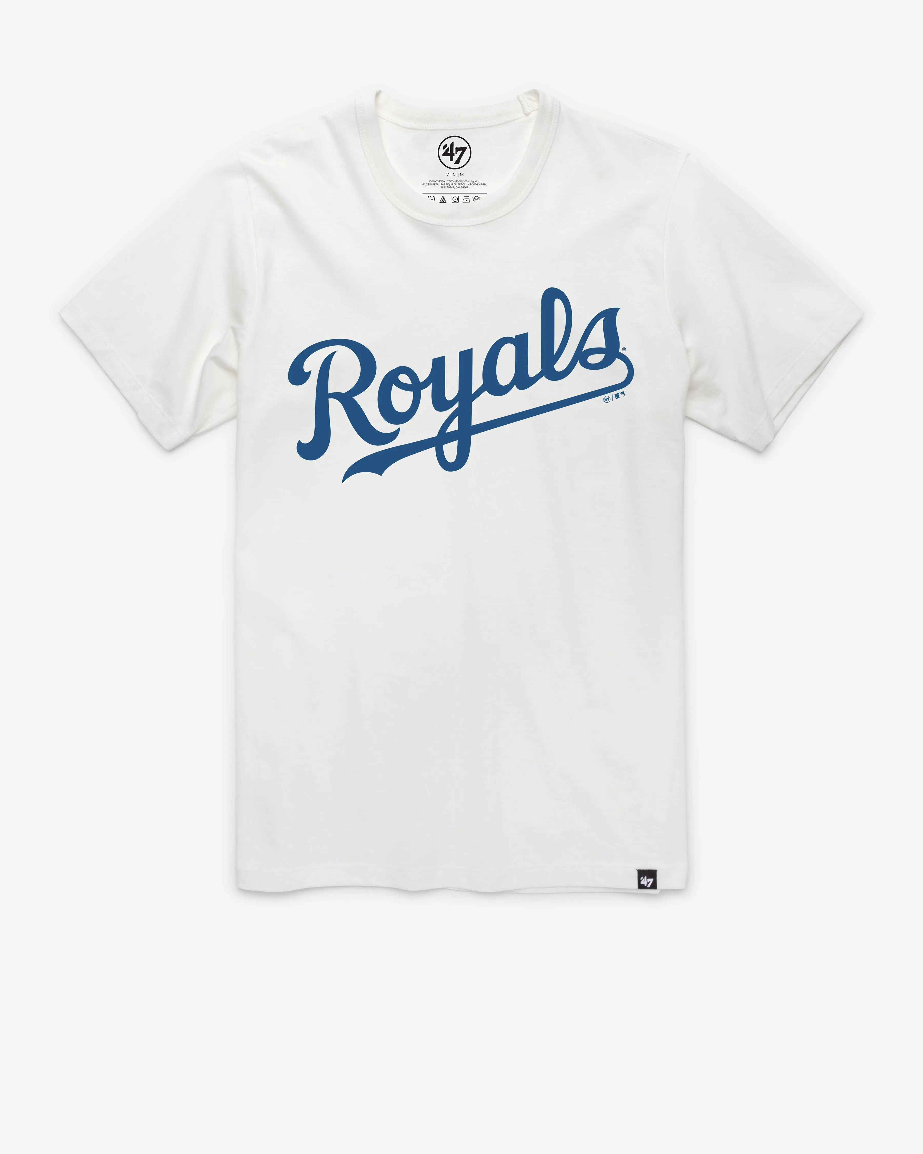 KANSAS CITY ROYALS WORDMARK '47 FRANKLIN TEE sold by 47