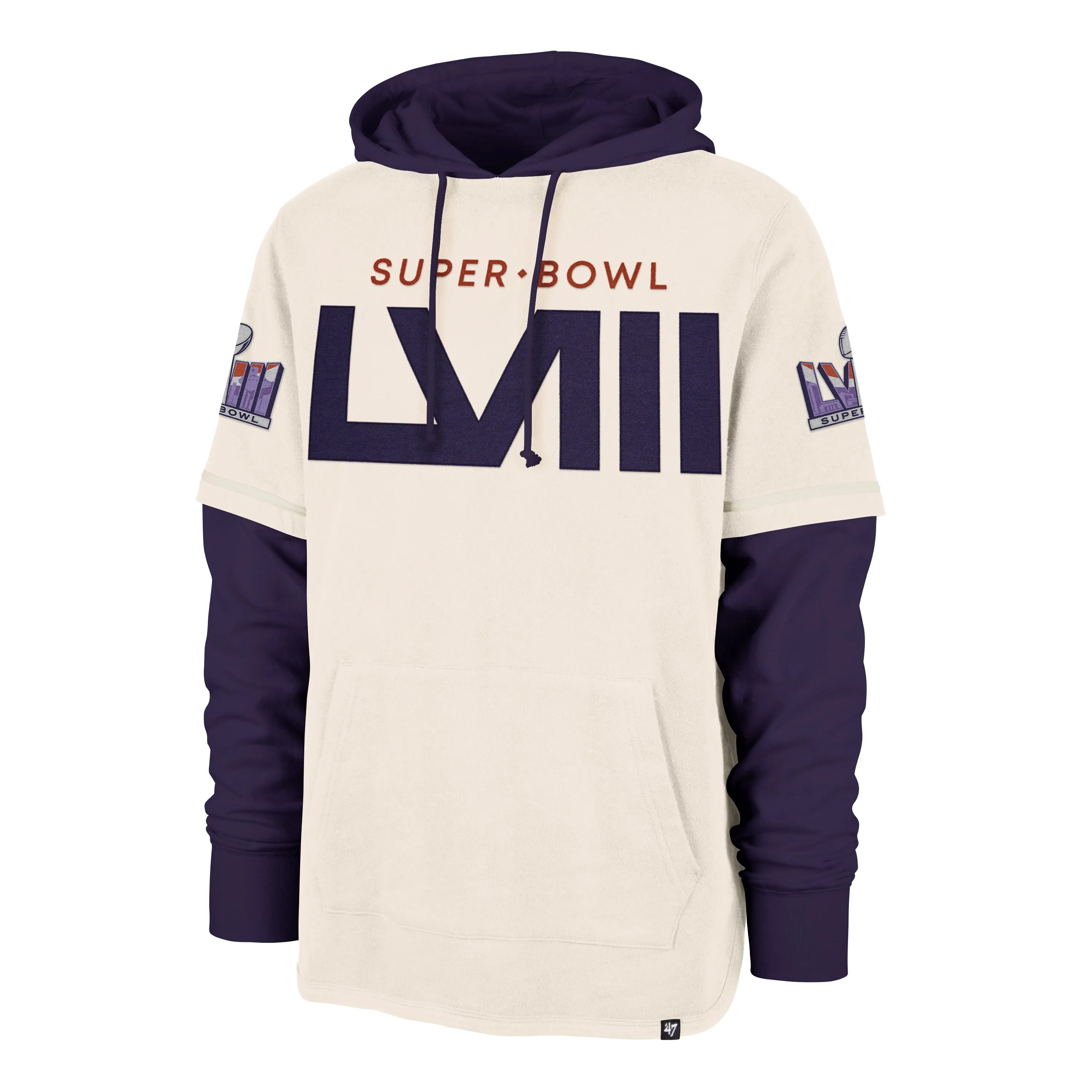 NFL SUPER BOWL TRIFECTA '47 SHORTSTOP PULLOVER HOOD sold by 47