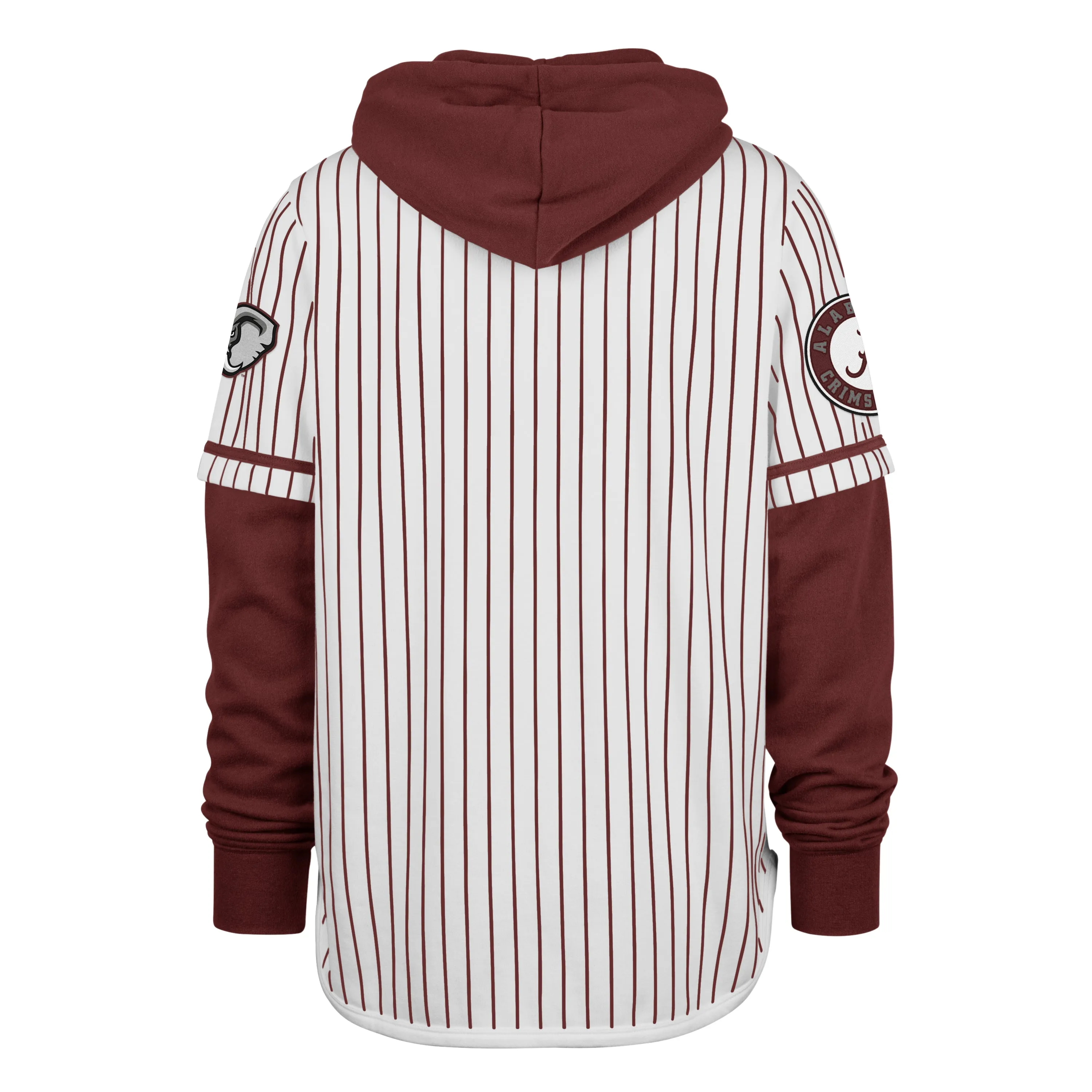 ALABAMA CRIMSON TIDE PINSTRIPE '47 SHORTSTOP PULLOVER HOOD sold by 47 product image thumbnail 2