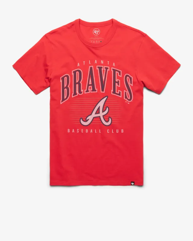 ATLANTA BRAVES DOUBLE HEADER '47 FRANKLIN TEE made by 47