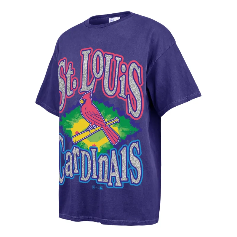 ST. LOUIS CARDINALS FLASHING LIGHTS VINTAGE '47 BOYFRIEND TEE WOMENS sold by 47