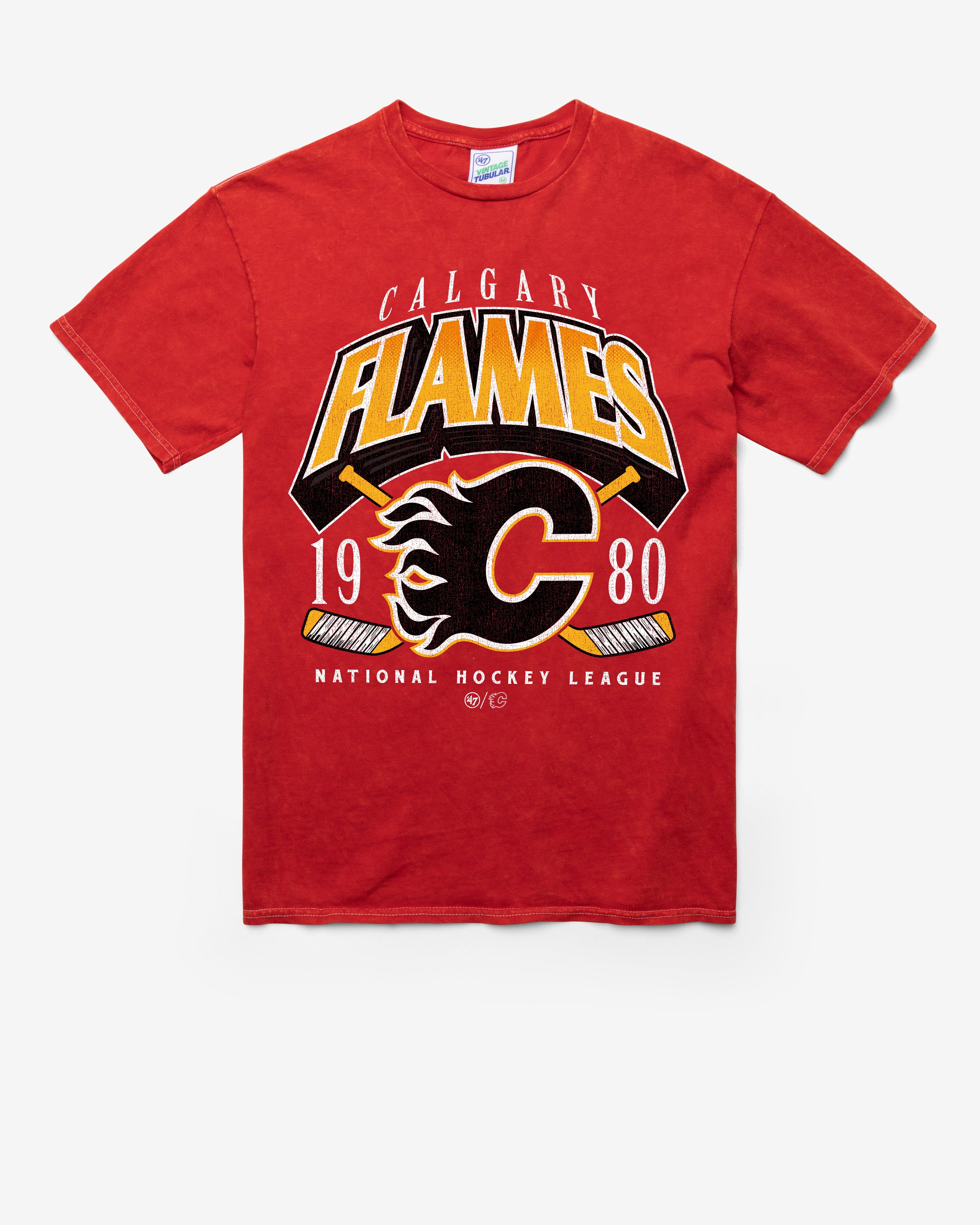 CALGARY FLAMES LOCKER VINTAGE '47 TUBULAR TEE sold by 47