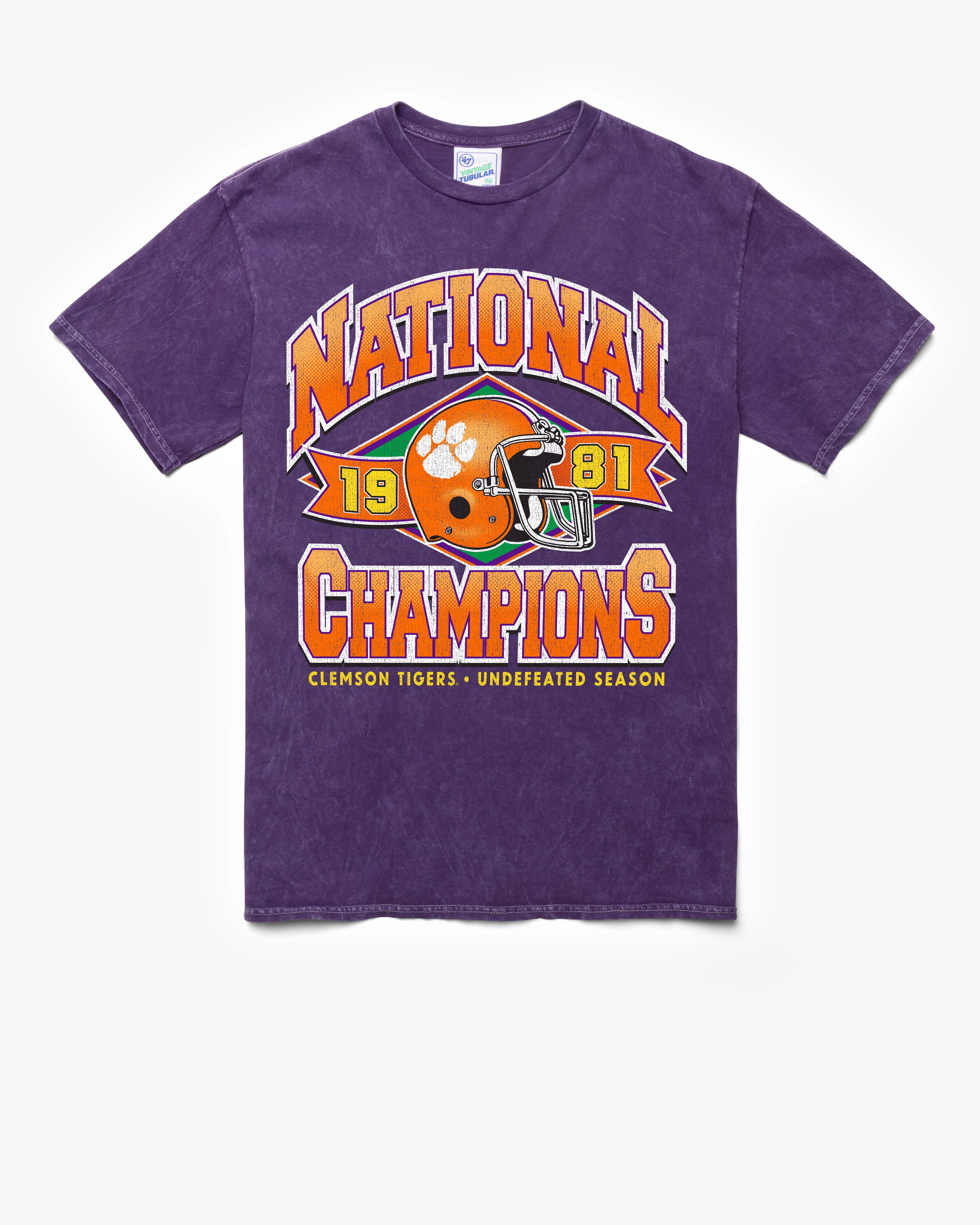 CLEMSON TIGERS H-CHAMPS LOCKER VINTAGE '47 TUBULAR TEE sold by 47
