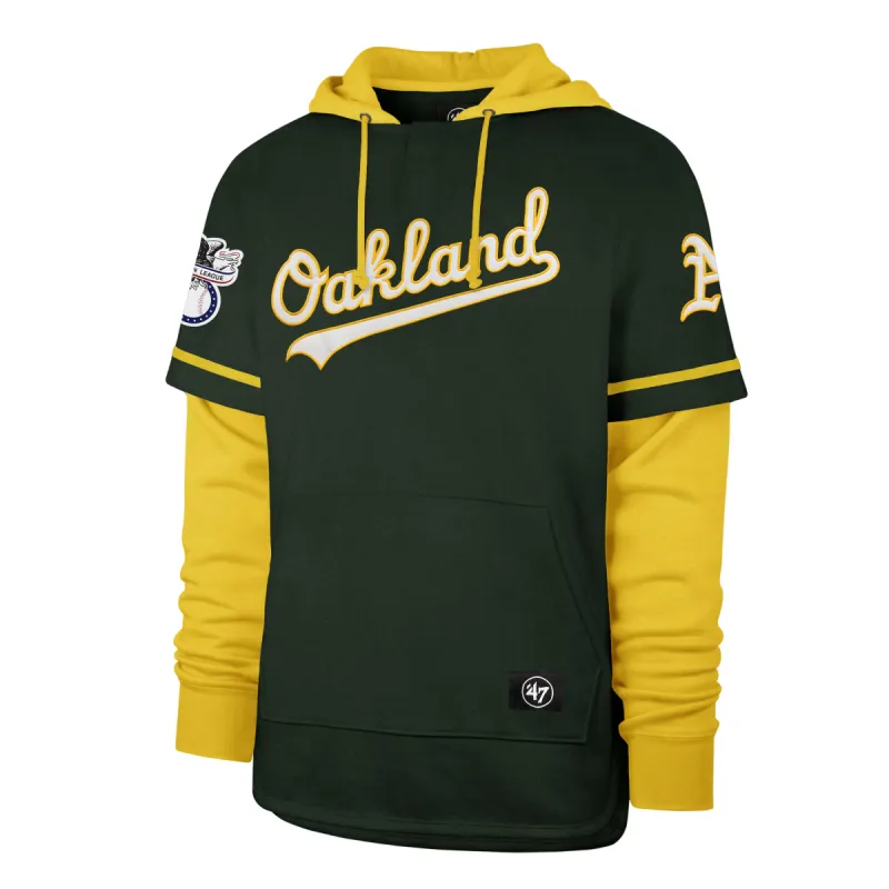 OAKLAND ATHLETICS TRIFECTA '47 SHORTSTOP PULLOVER HOOD sold by 47