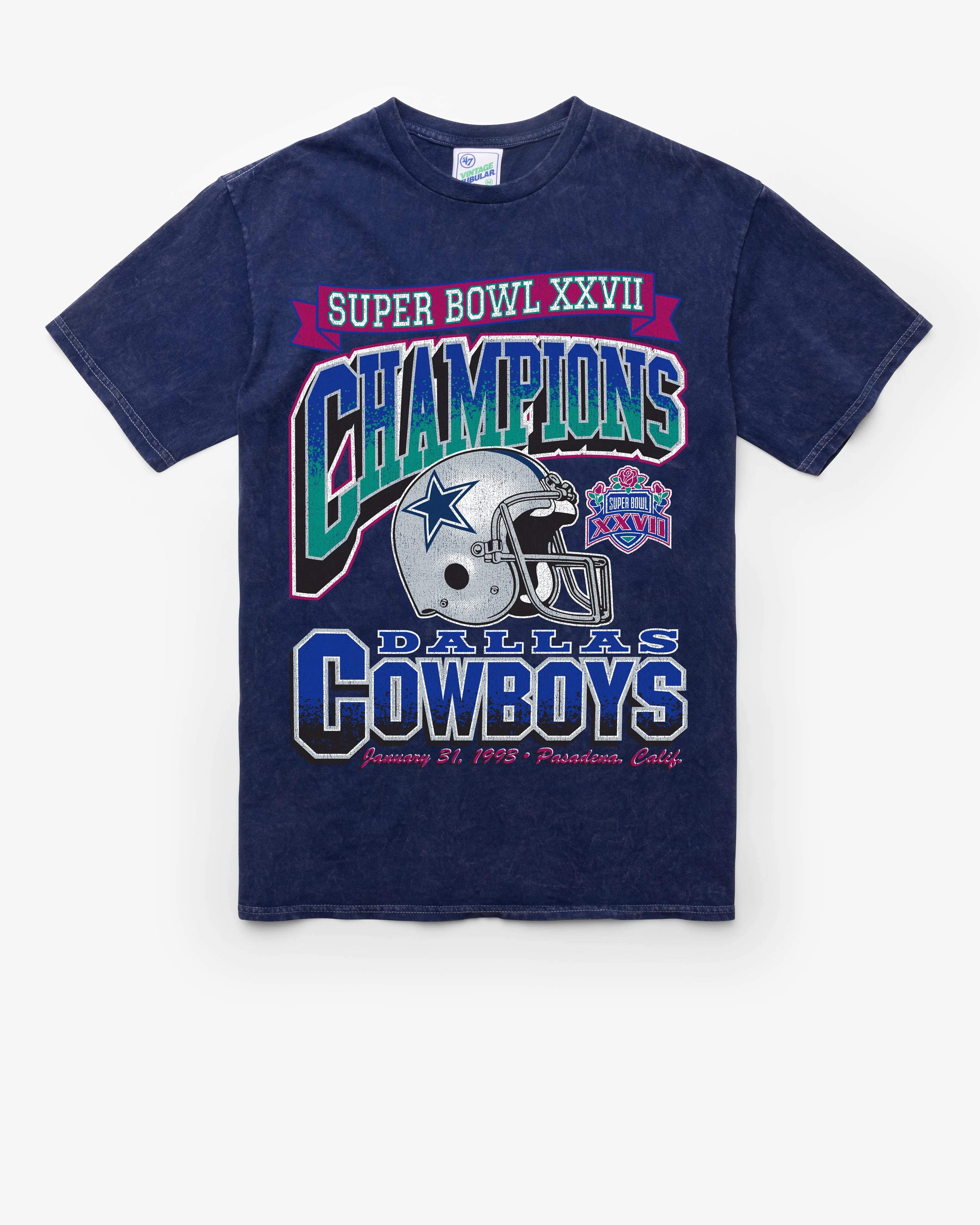 DALLAS COWBOYS SUPER BOWL GRIDIRON LOCKER '47 VINTAGE TUBULAR TEE sold by 47