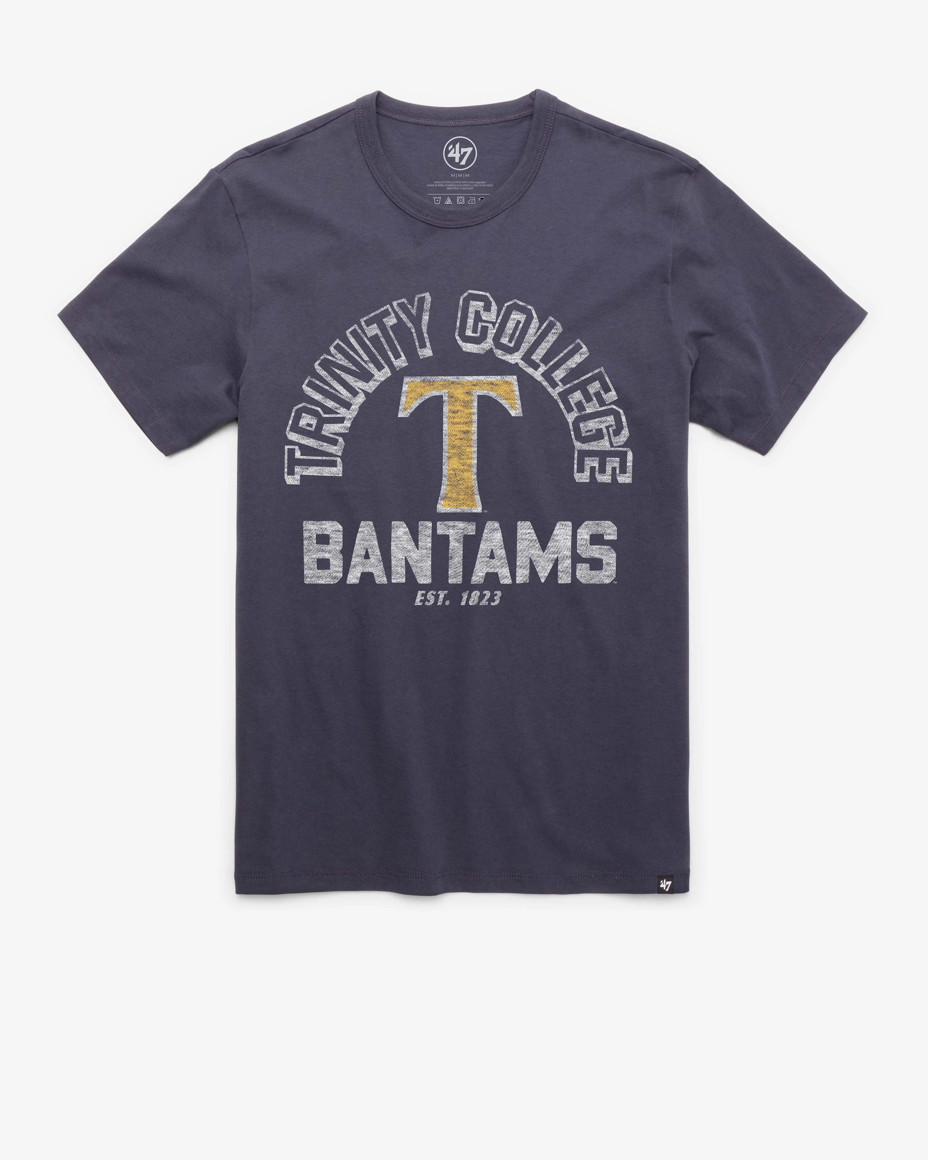TRINITY COLLEGE BANTAMS RETROGRADE '47 FRANKLIN TEE sold by 47