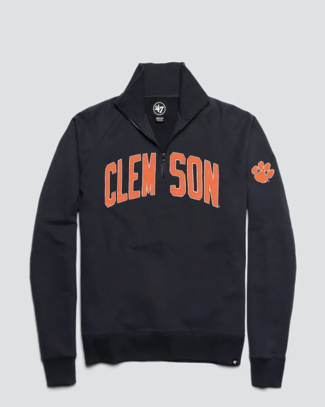 CLEMSON TIGERS BANKS '47 HARRIS SCRIMMAGE 1/4 ZIP sold by 47