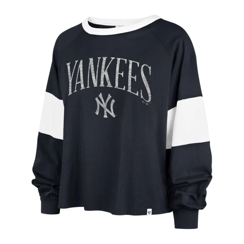 NEW YORK YANKEES UPSIDE '47 RHEA LONG SLEEVE TEE WOMEN sold by 47