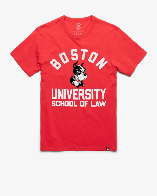 BOSTON UNIVERSITY TERRIERS SCHOOL OF LAW RETROGRADE '47 FRANKLIN TEE sold by 47
