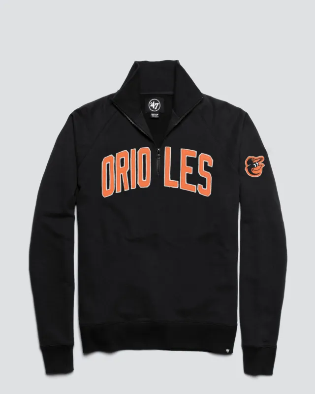 BALTIMORE ORIOLES BANKS '47 HARRIS SCRIMMAGE 1/4 ZIP sold by 47