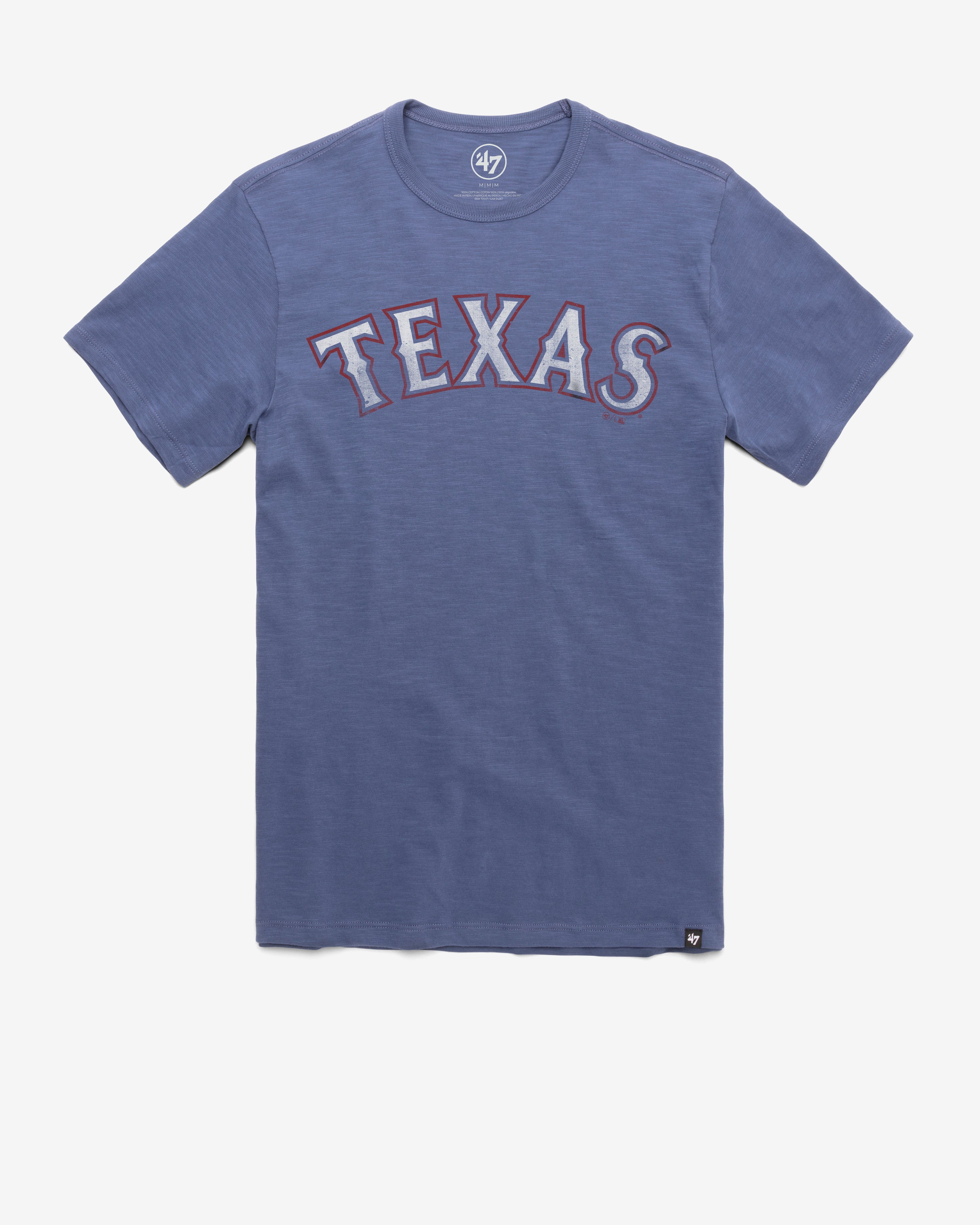 TEXAS RANGERS GRIT WORDMARK '47 SCRUM TEE sold by 47