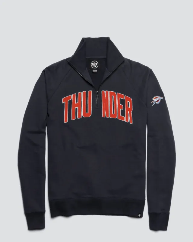 OKLAHOMA CITY THUNDER BANKS '47 HARRIS SCRIMMAGE 1/4 ZIP sold by 47