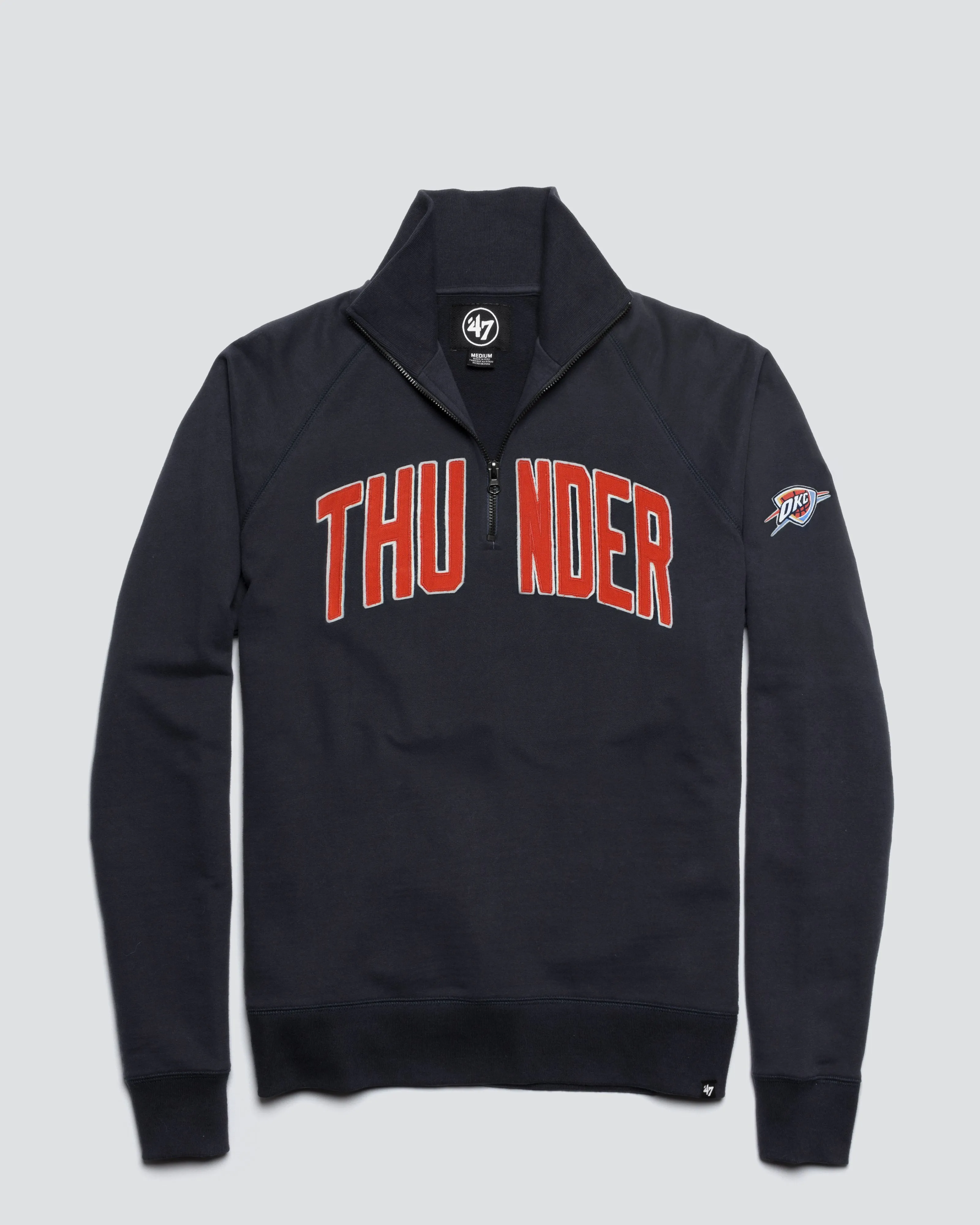 OKLAHOMA CITY THUNDER BANKS '47 HARRIS SCRIMMAGE 1/4 ZIP sold by 47
