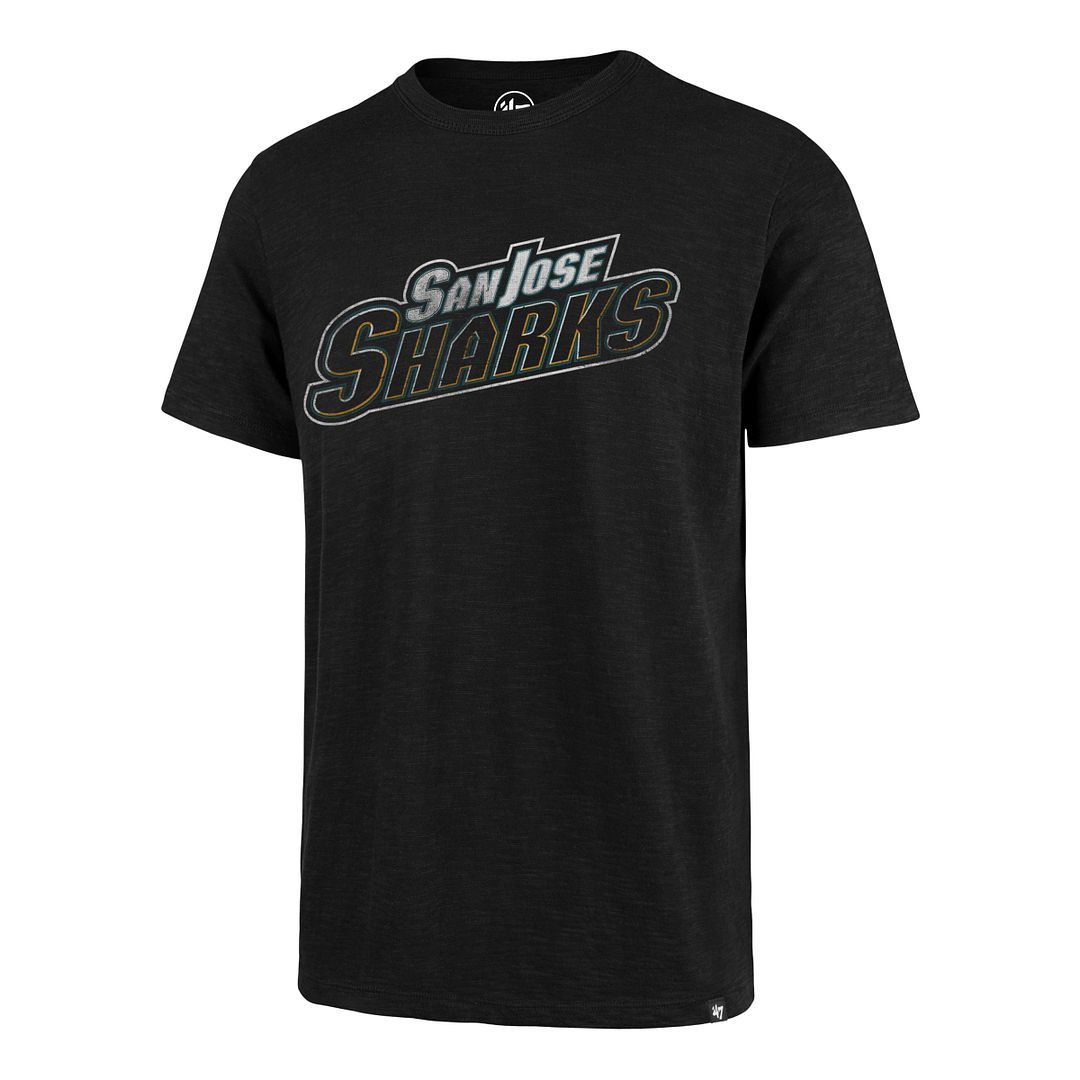 SAN JOSE SHARKS GRIT WORDMARK '47 SCRUM TEE sold by 47