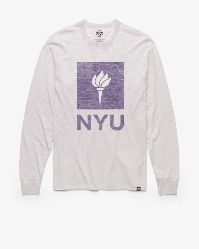 NEW YORK UNIVERSITY NYU VIOLETS PREMIER '47 FRANKLIN LONG SLEEVE TEE sold by 47
